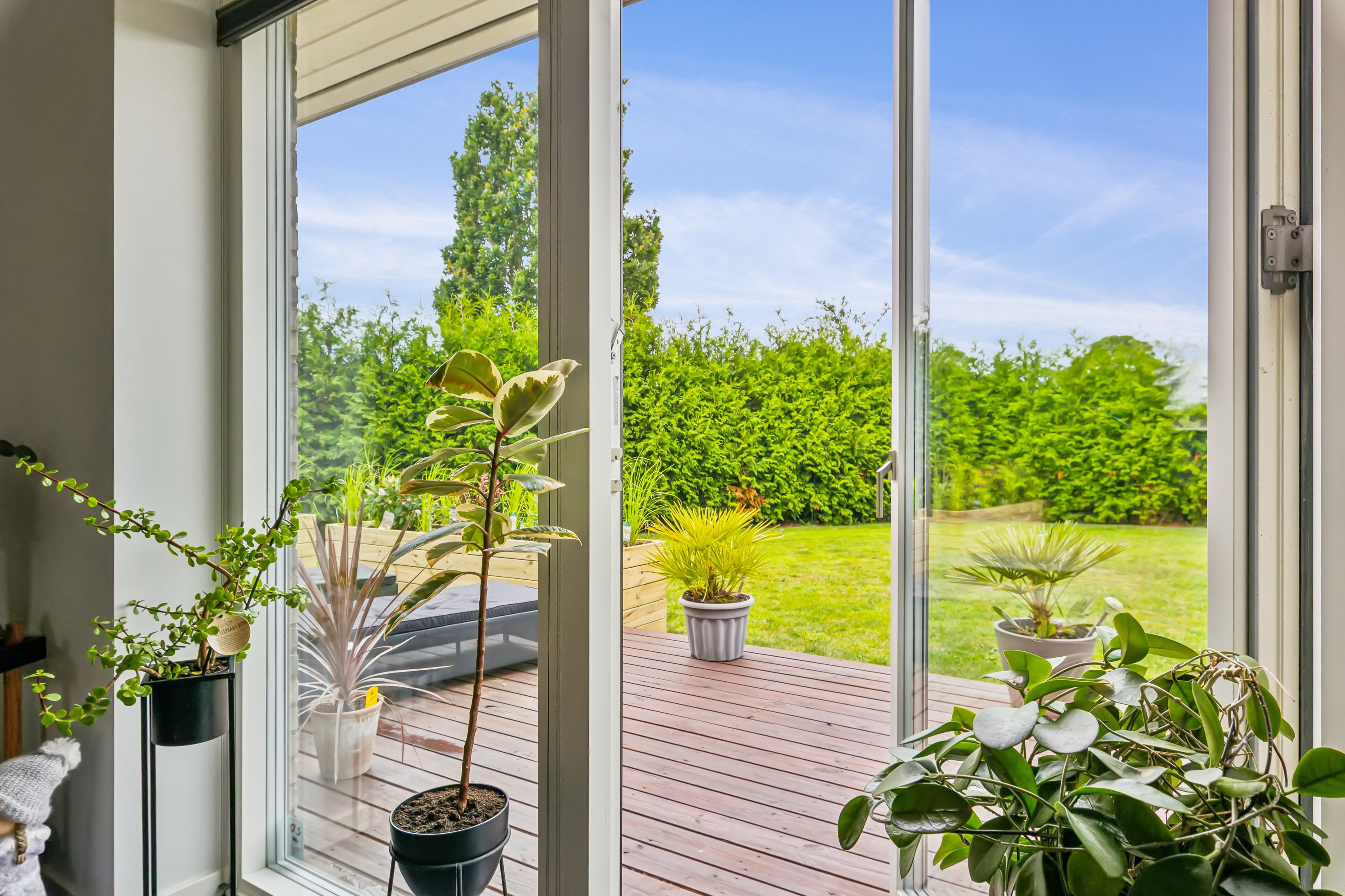 Fremhævet altan billede i fuldskærmstilstand. Billede af Korslystvej 5, Norring, 8382 Hinnerup