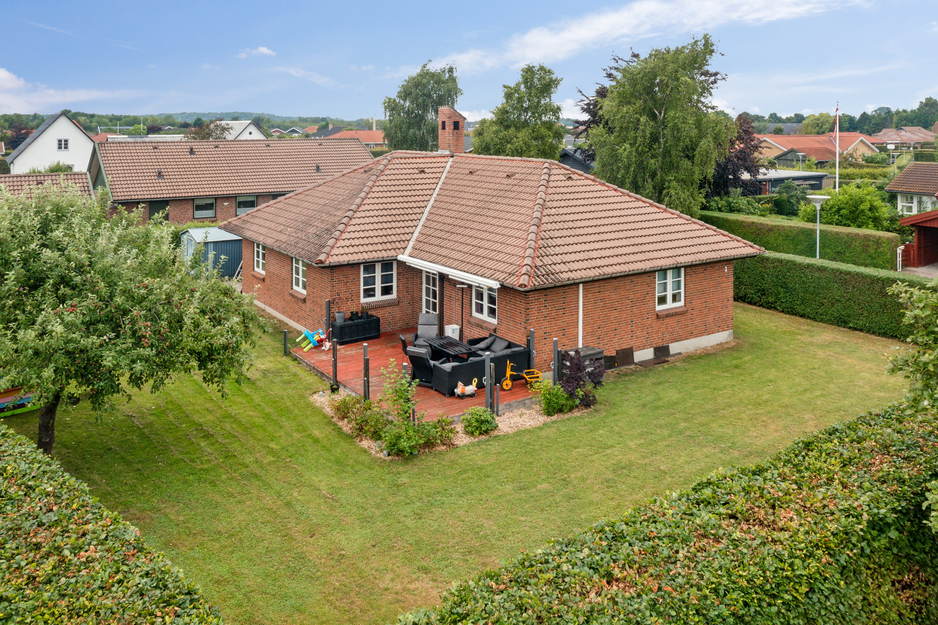 Miniaturebillede 1: ejendom 1. Billede af Bovangen 1, 4660 Store Heddinge