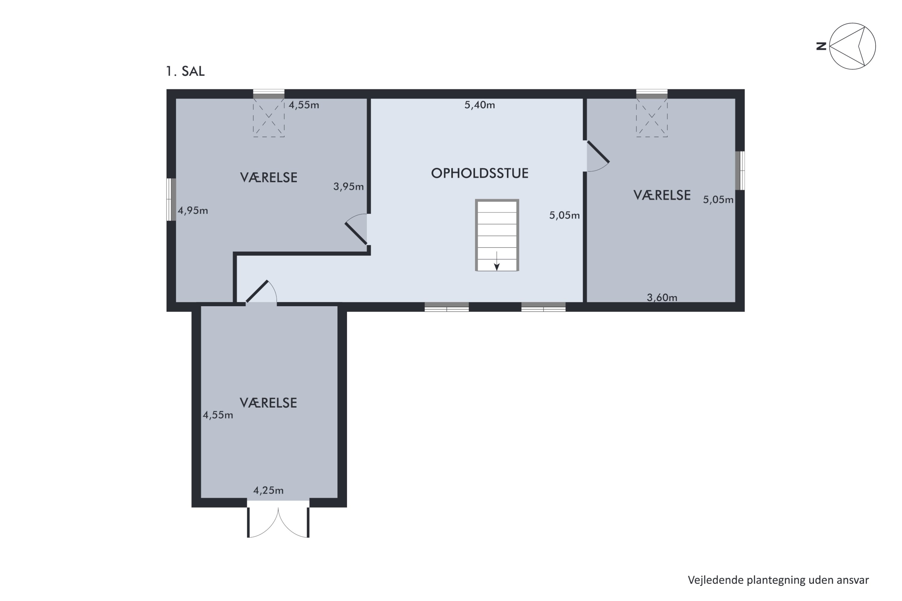 Plantegninger billede af Dalen 10, Ålum, 8920 Randers NV