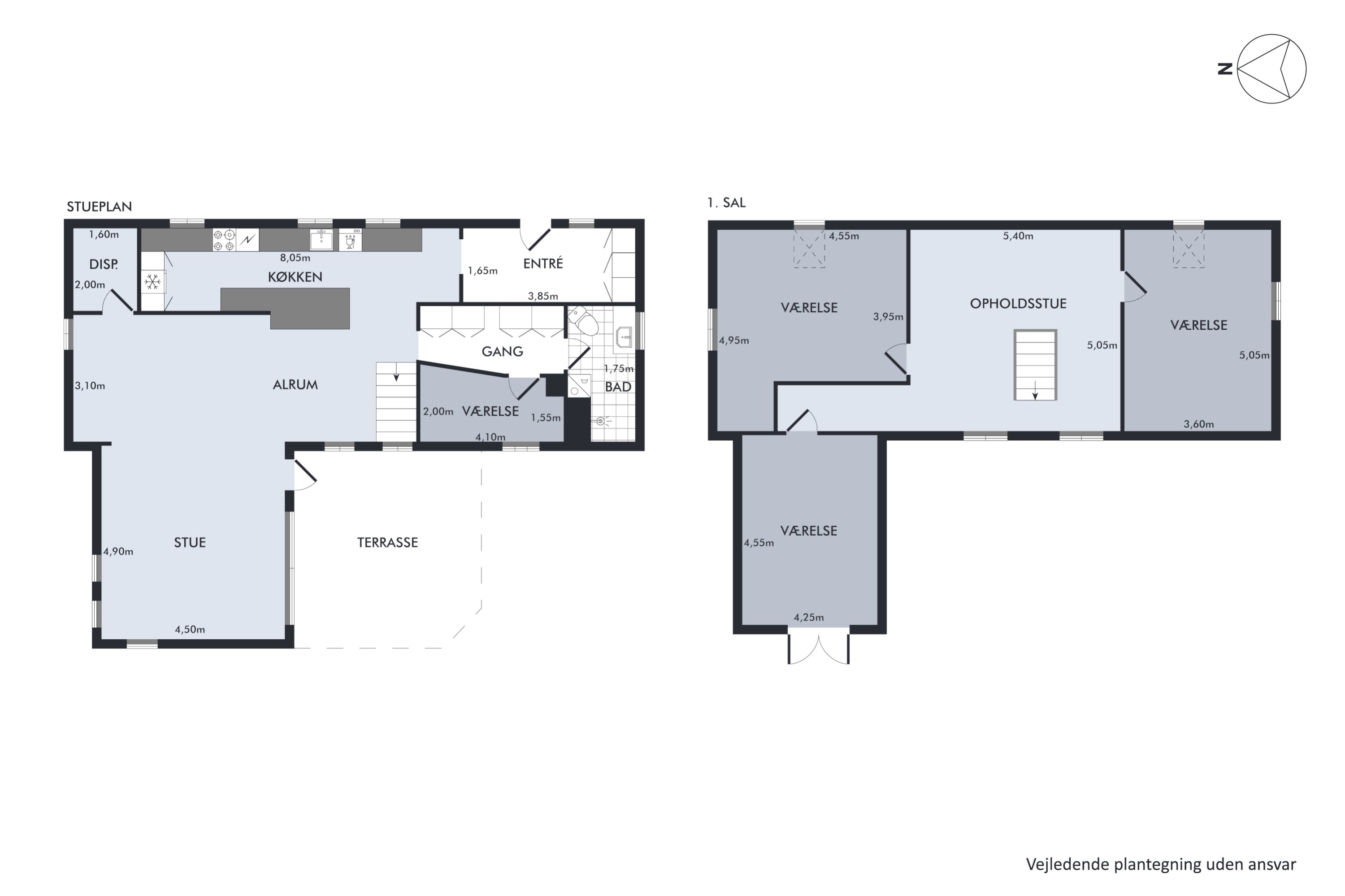 Plantegninger billede af Dalen 10, Ålum, 8920 Randers NV