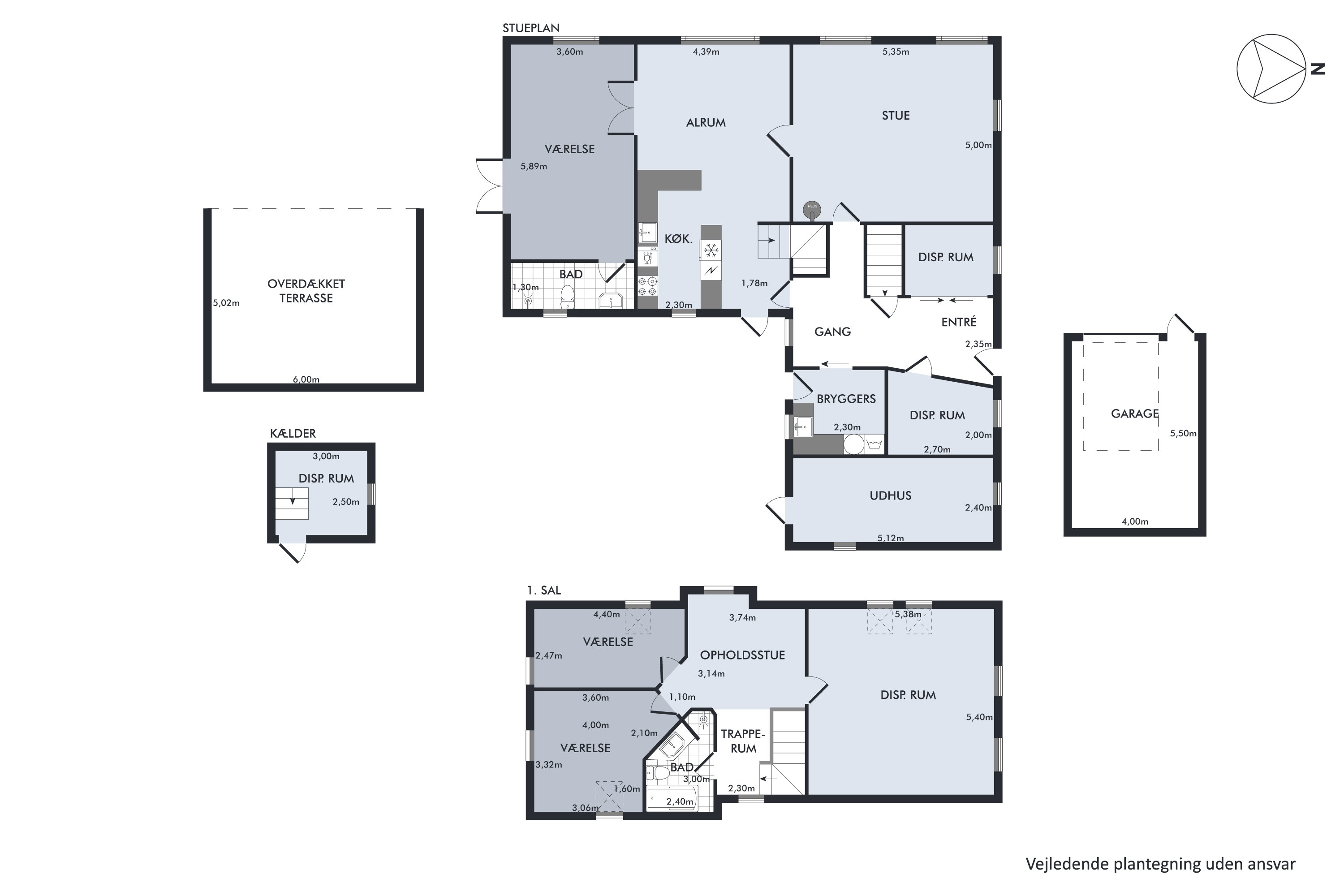 Plantegninger billede af V Hassingvej 31, 9320 Hjallerup
