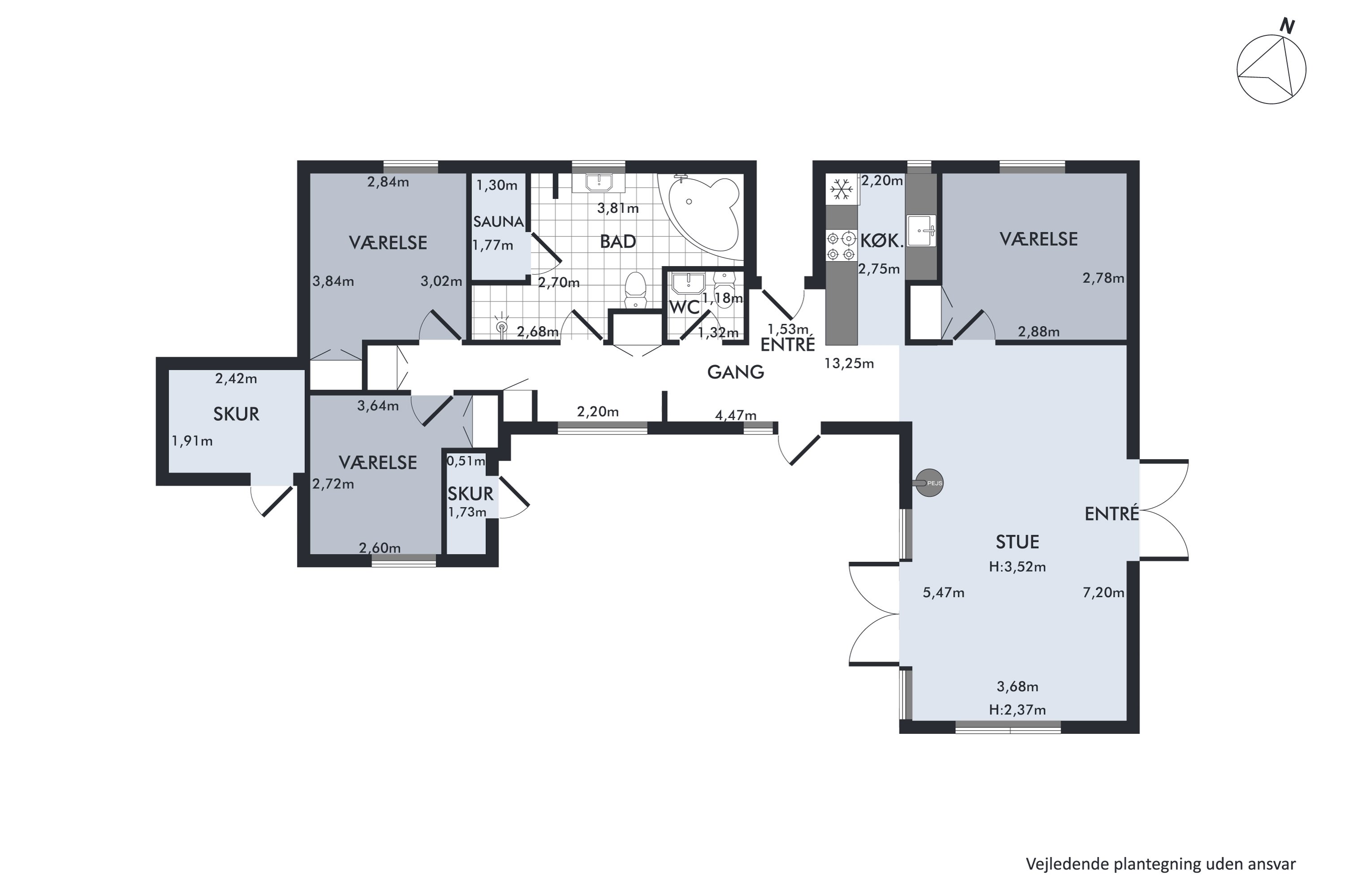 Plantegninger billede af Lundeskrænten 15, 3210 Vejby