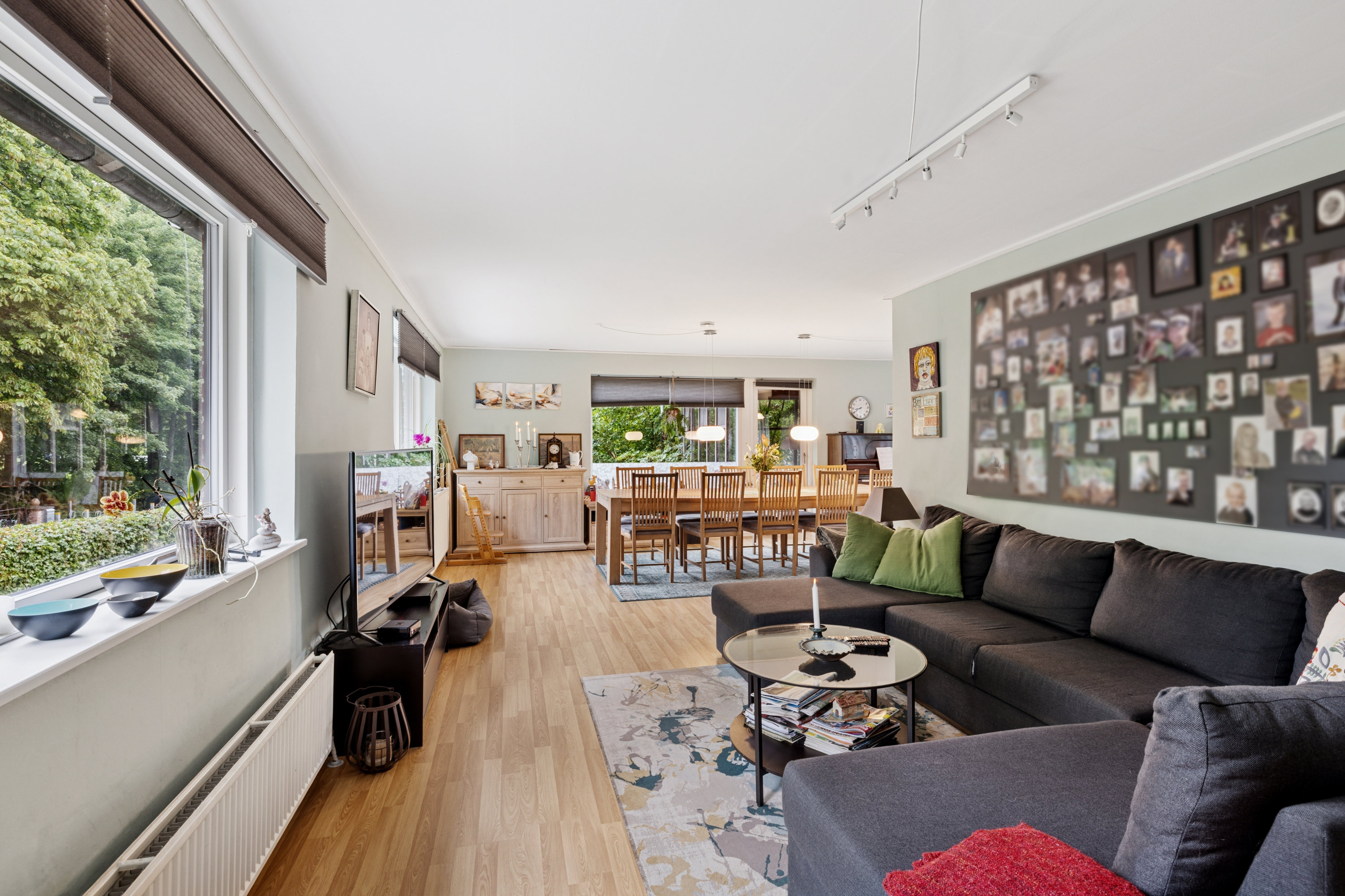 Fremhævet stue billede i fuldskærmstilstand. Billede af Stadionvej 20, Hammershøj, 8830 Tjele