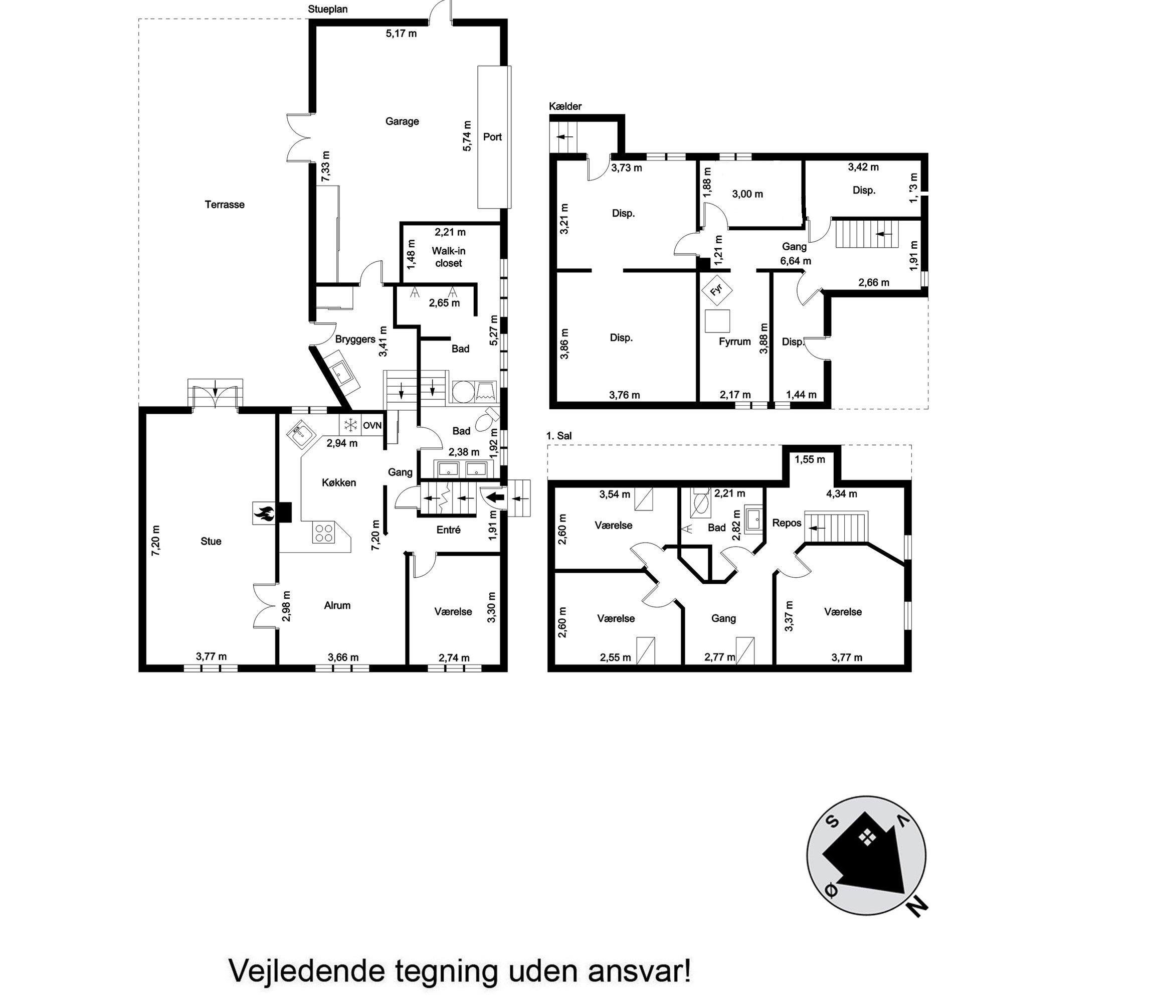 Plantegninger billede af Kirkevangen 71, Østerbølle, 9620 Aalestrup