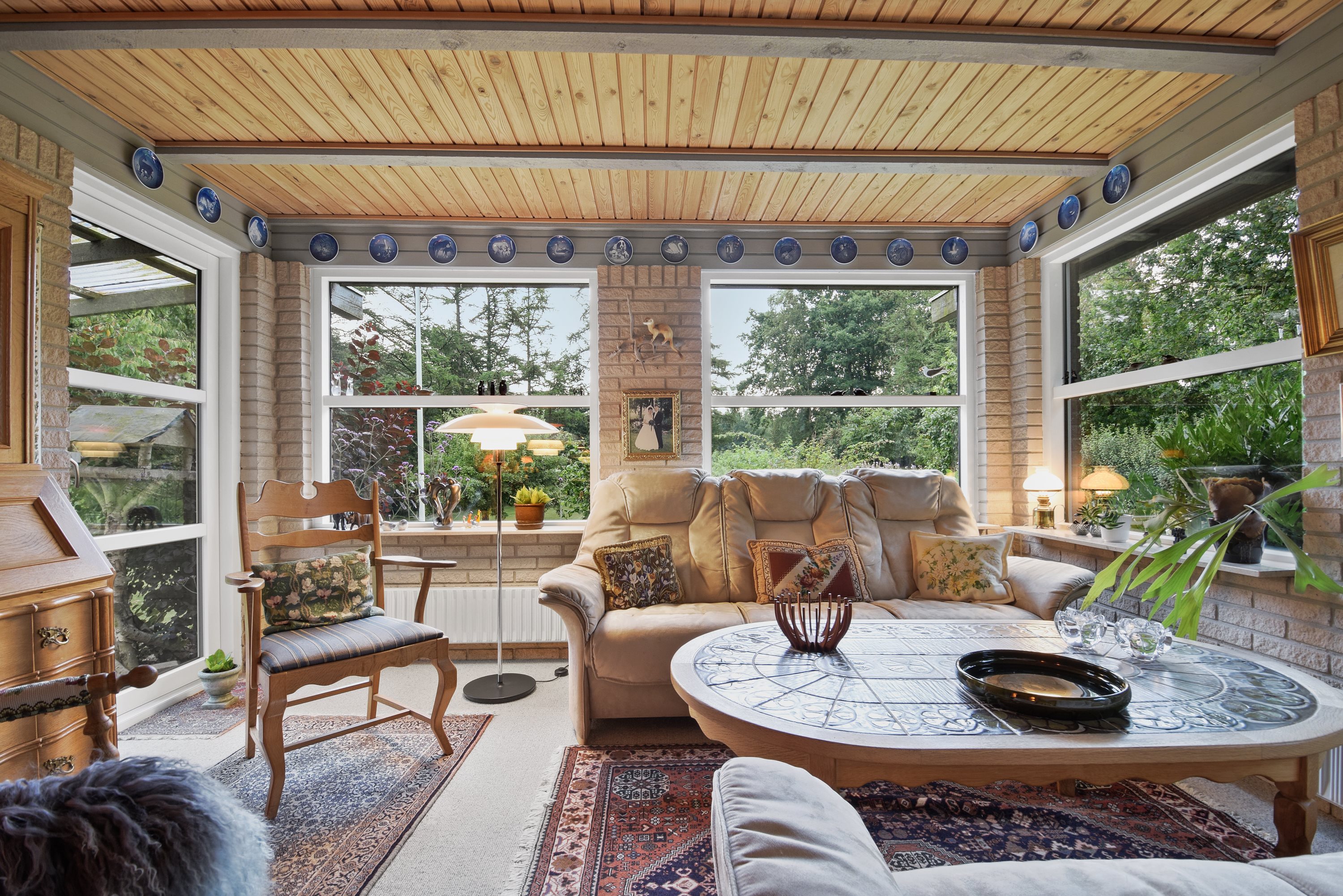 Fremhævet stue - tilbygning billede i fuldskærmstilstand. Billede af Horsensvej 58, Tebstrup, 8660 Skanderborg