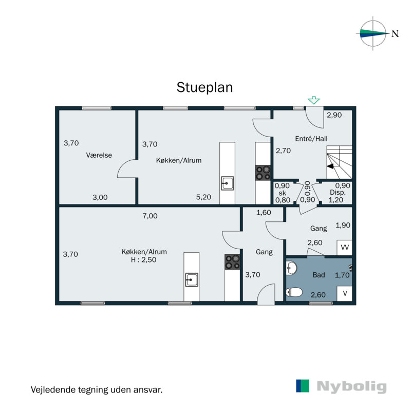 Plantegninger billede af Søndergade 21, 6670 Holsted