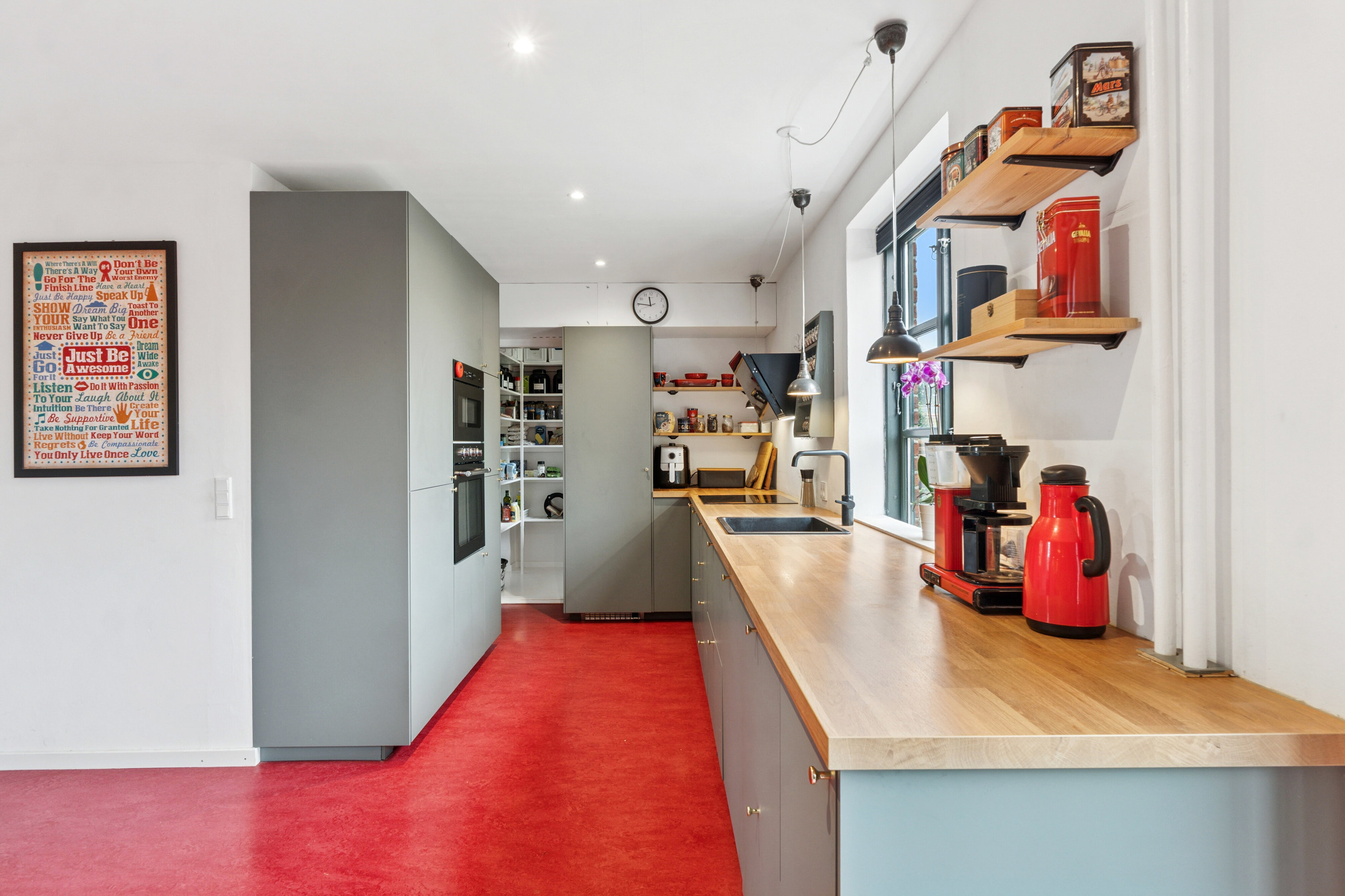 Fremhævet køkken billede i fuldskærmstilstand. Billede af Rolighedsvej 18, 4200 Slagelse