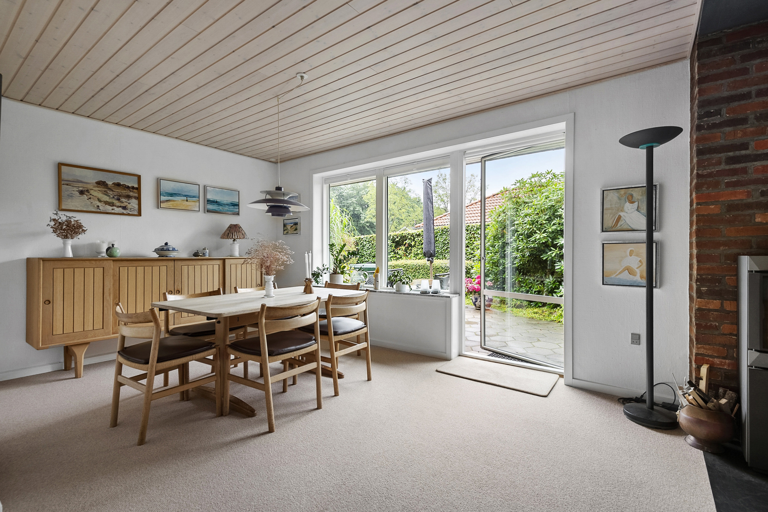 Fremhævet stue billede i fuldskærmstilstand. Billede af Bæktoften 2, Sig, 6800 Varde