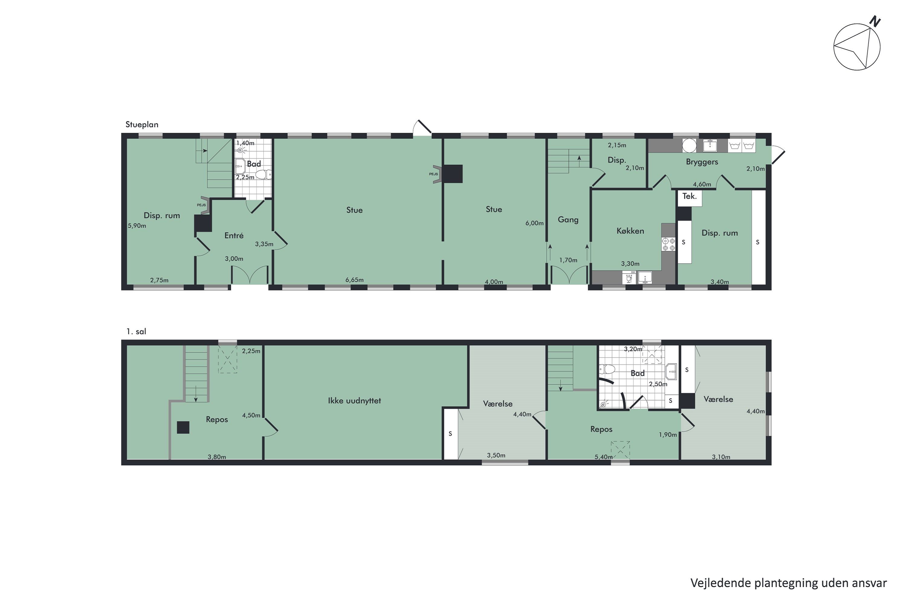 Plantegninger billede af Kelddalvej 15, Kelddalgårde, 9240 Nibe