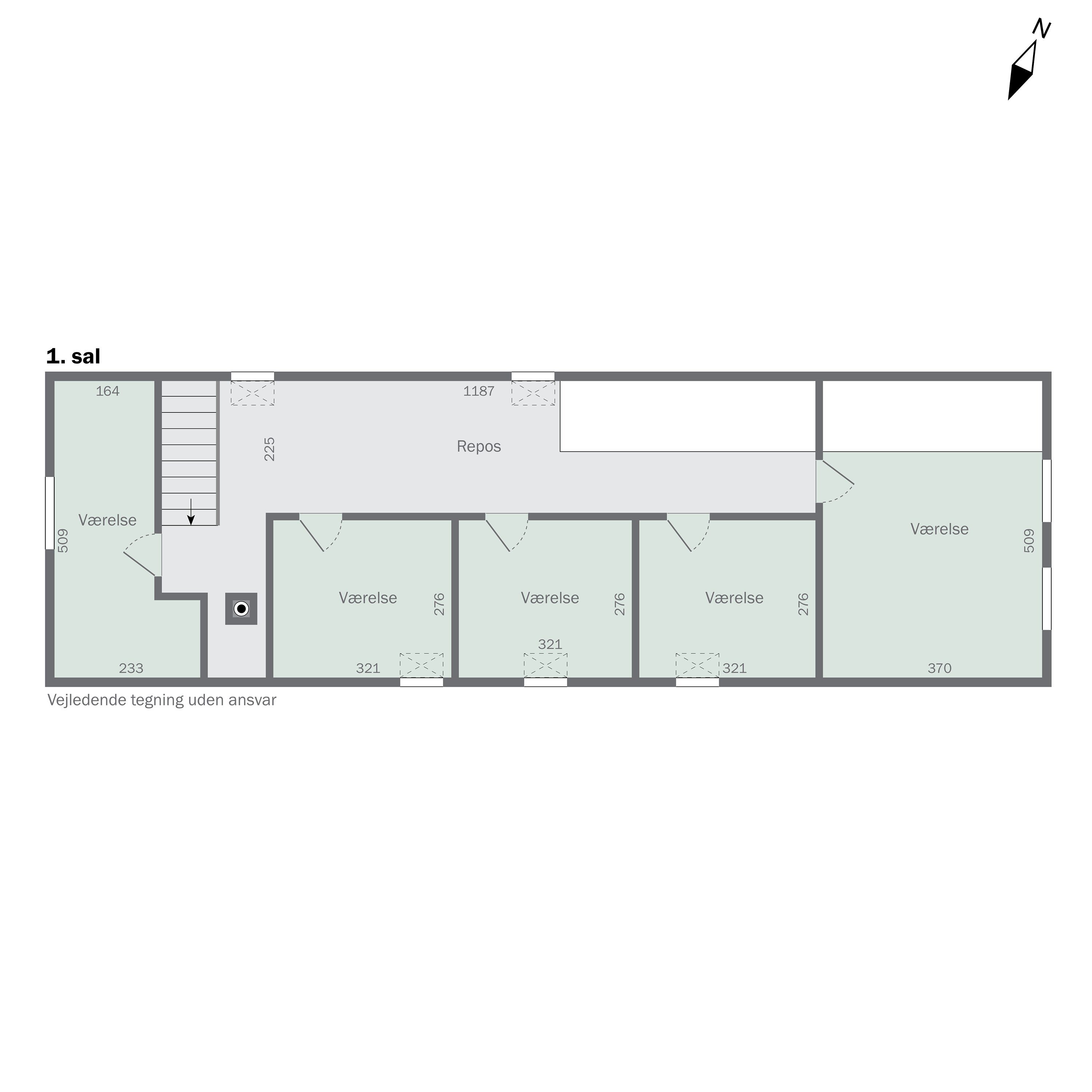 Plantegninger billede af Puggevej 1, Rø, 3760 Gudhjem