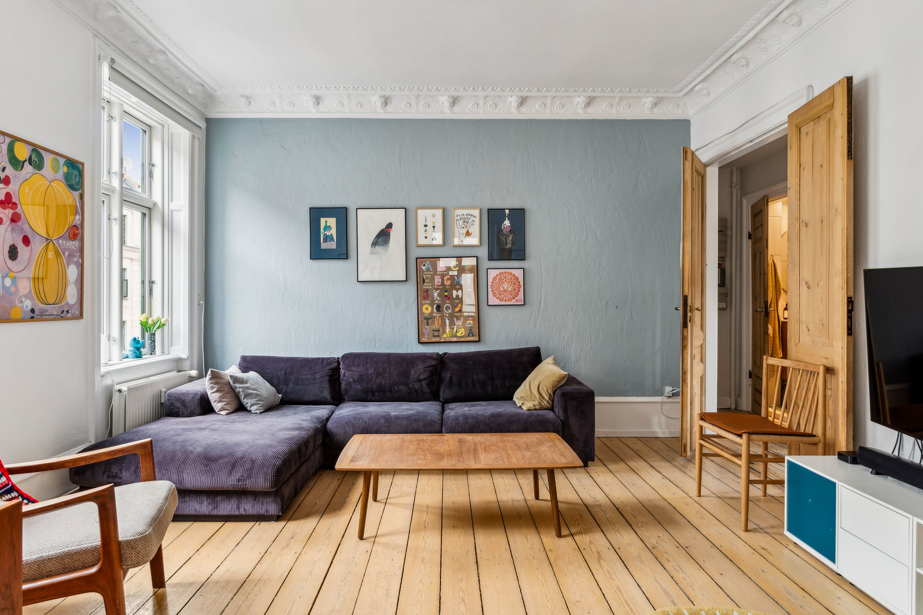 Miniaturebillede 2: stue. Billede af Ryesgade 32, 2. th., 2200 København N