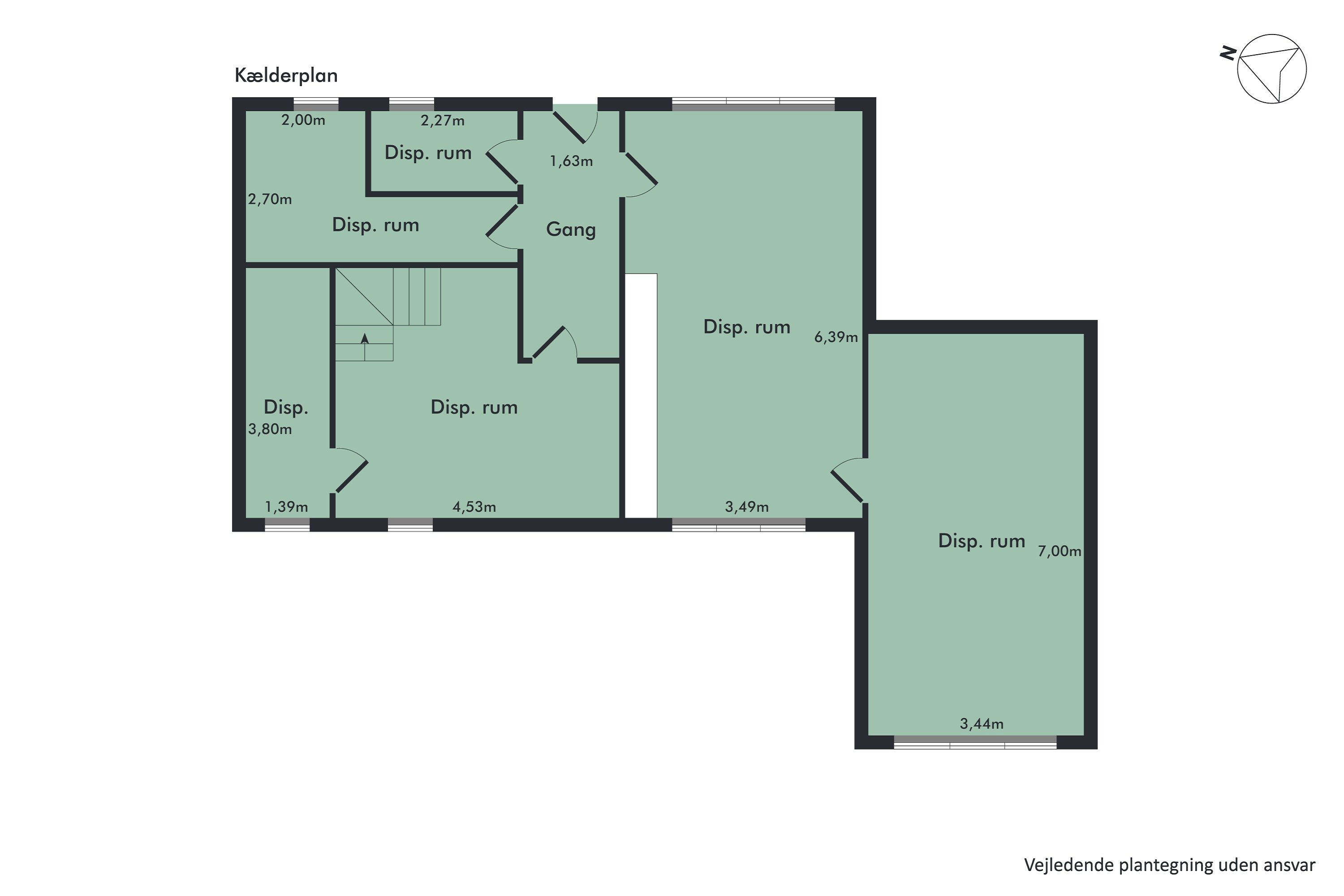 Plantegninger billede af Pejtersborgvej 16, 9560 Hadsund