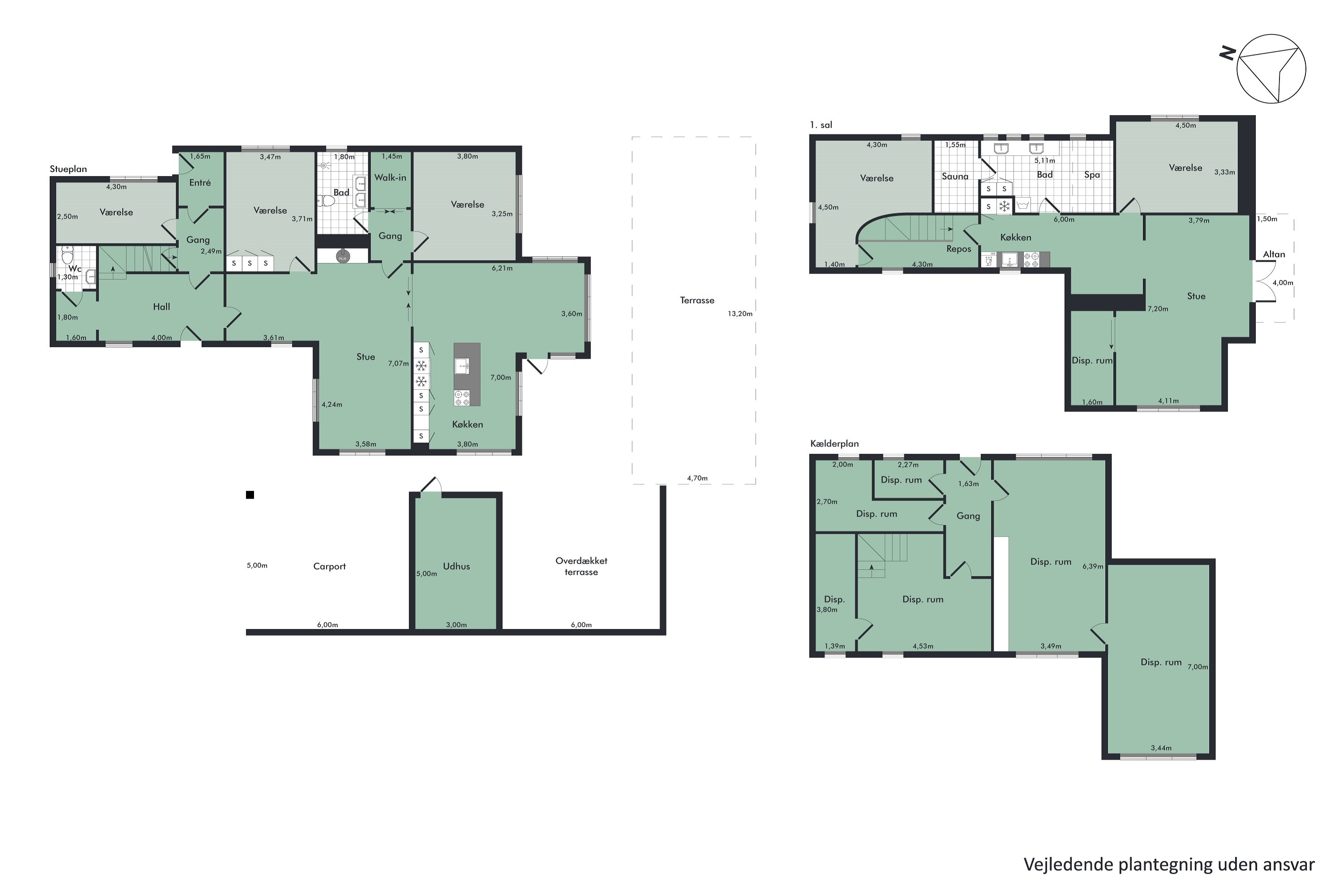 Plantegninger billede af Pejtersborgvej 16, 9560 Hadsund