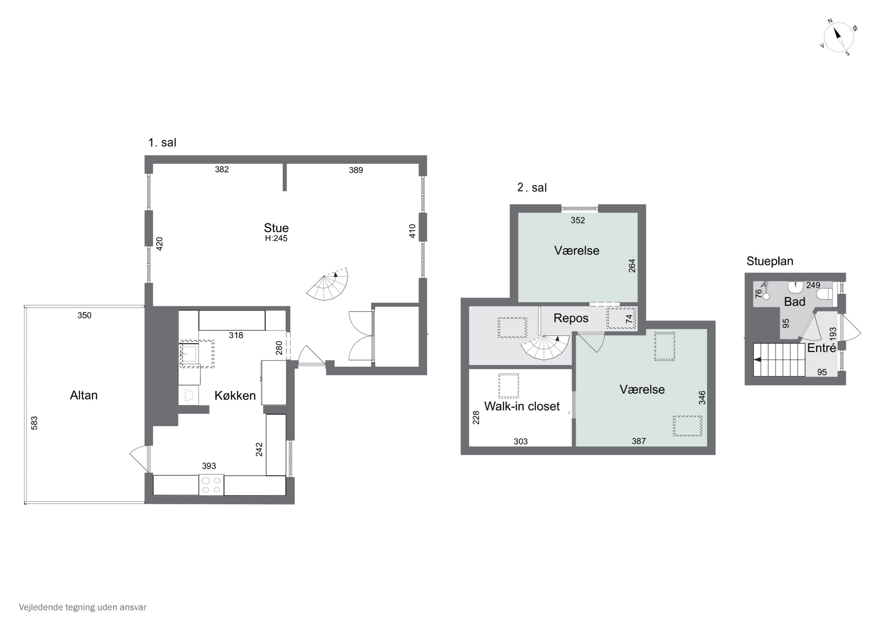 Plantegninger billede af Sophie Breums Vænge 4B, 1., 5000 Odense C