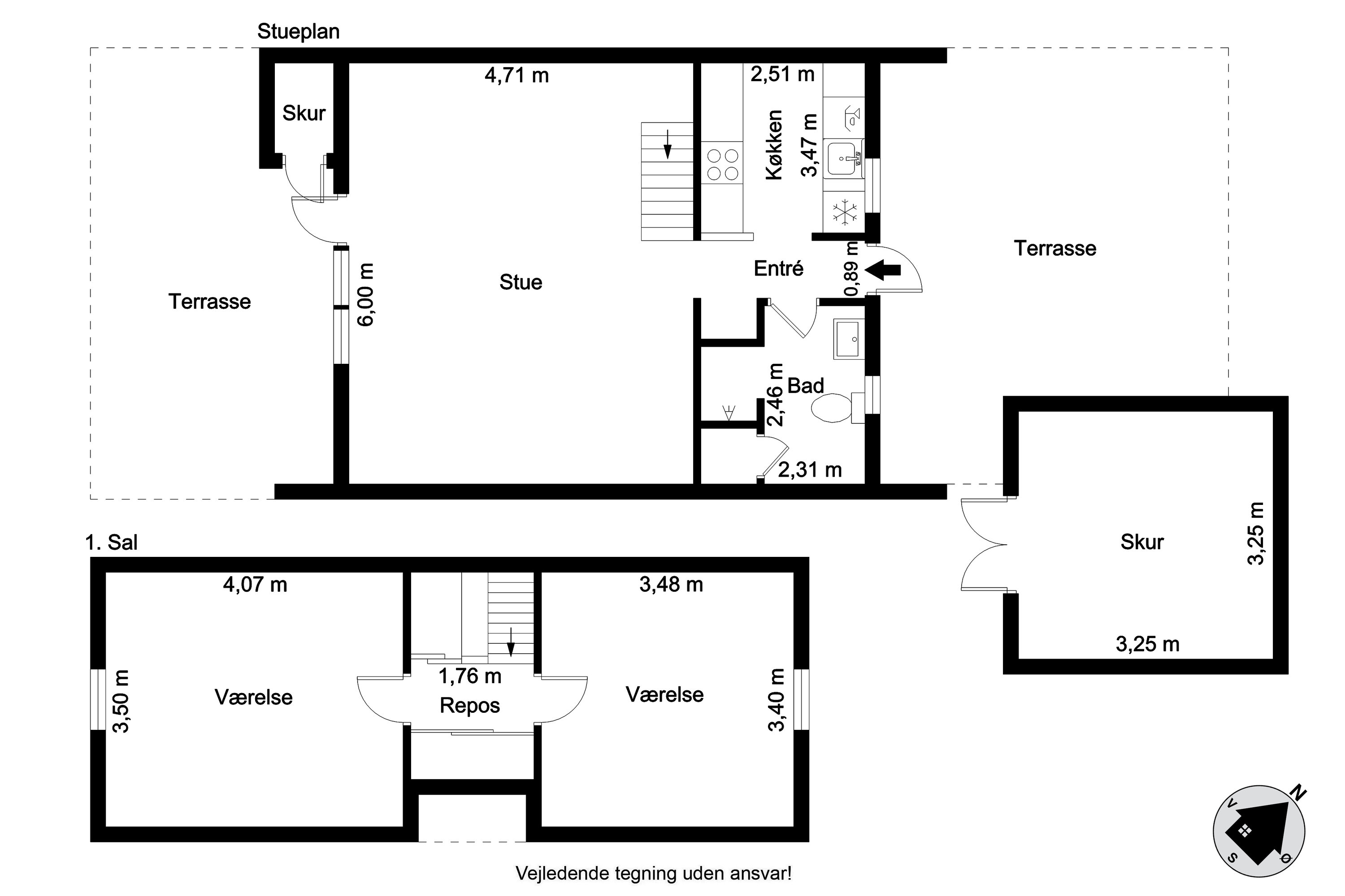 Plantegninger billede af Golfsvinget 201, Gatten, 9640 Farsø