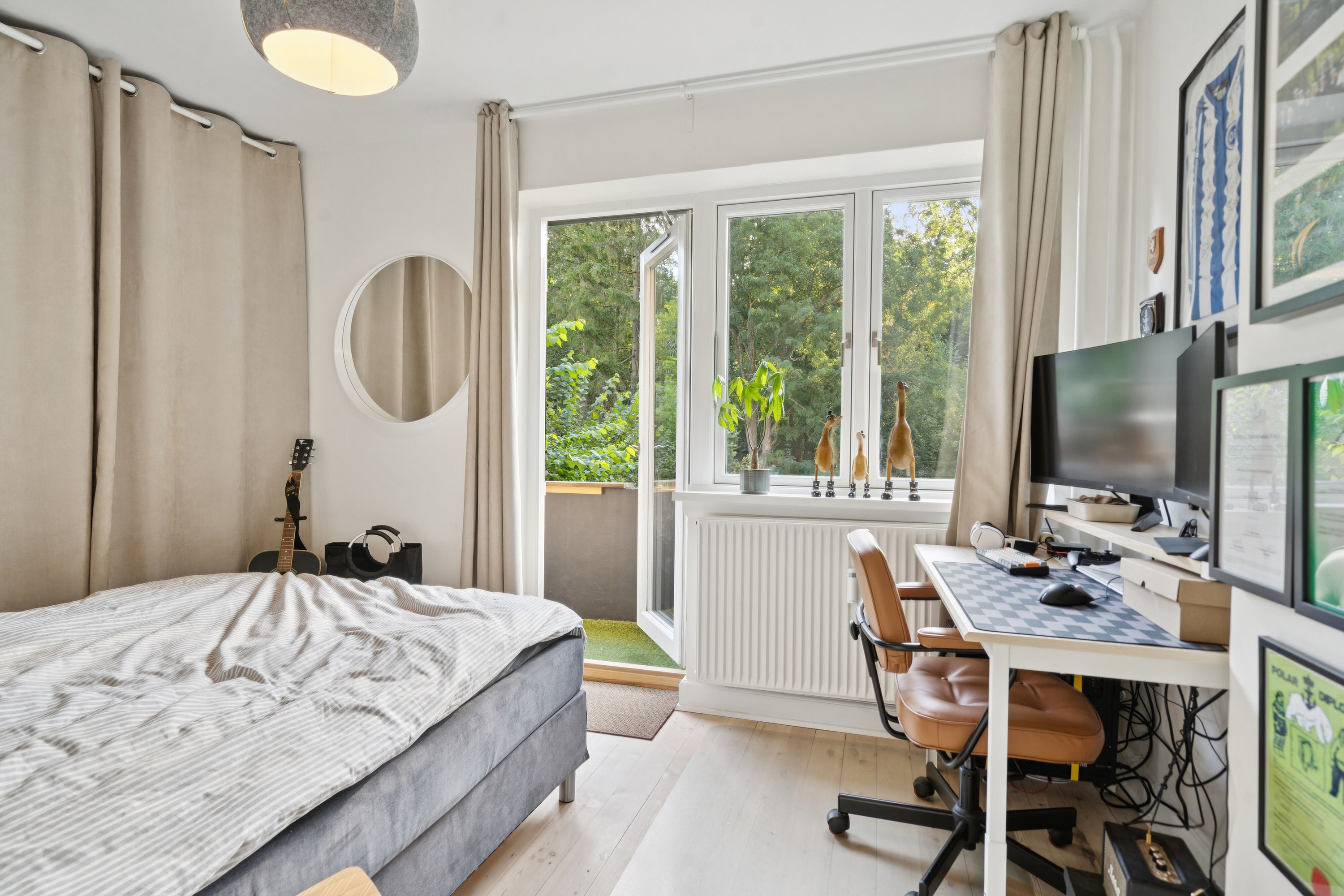 Fremhævet soveværelse billede i fuldskærmstilstand. Billede af Åløkkehaven 62, st.. th., 5000 Odense C