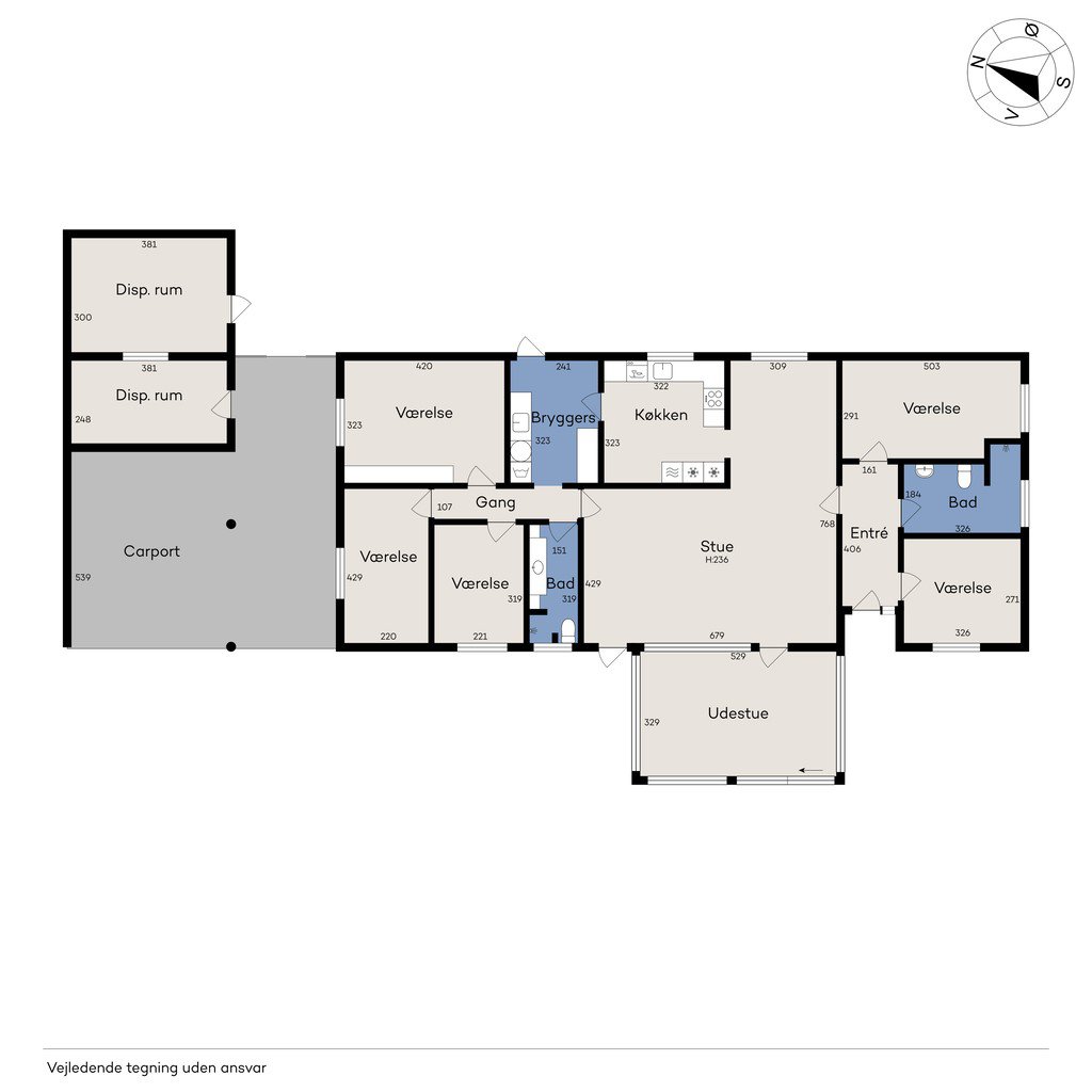 Plantegninger billede af Herman Bangs Vej 79, 8600 Silkeborg