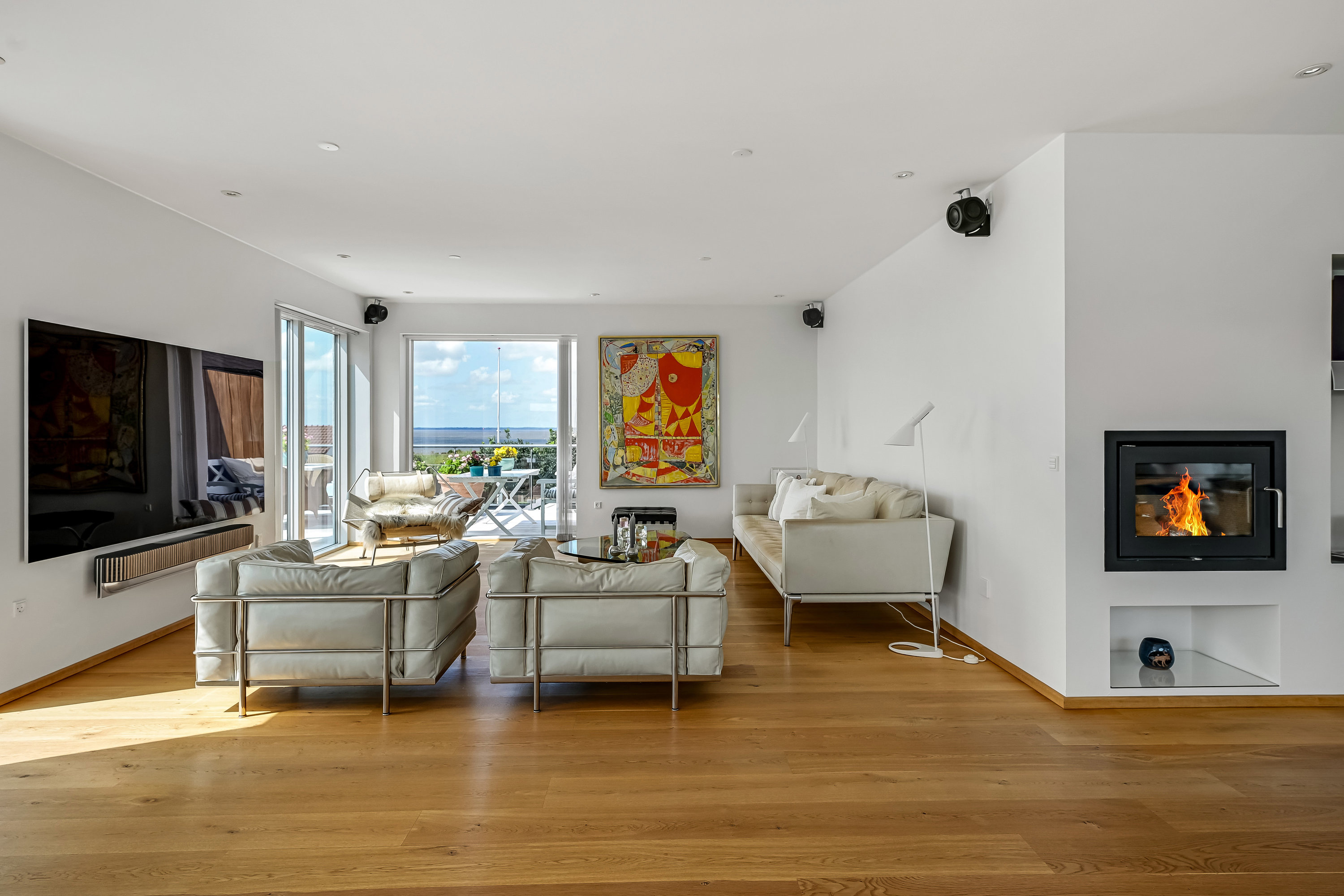 Fremhævet stue billede i fuldskærmstilstand. Billede af Svalevænget 7, Hjerting, 6710 Esbjerg V