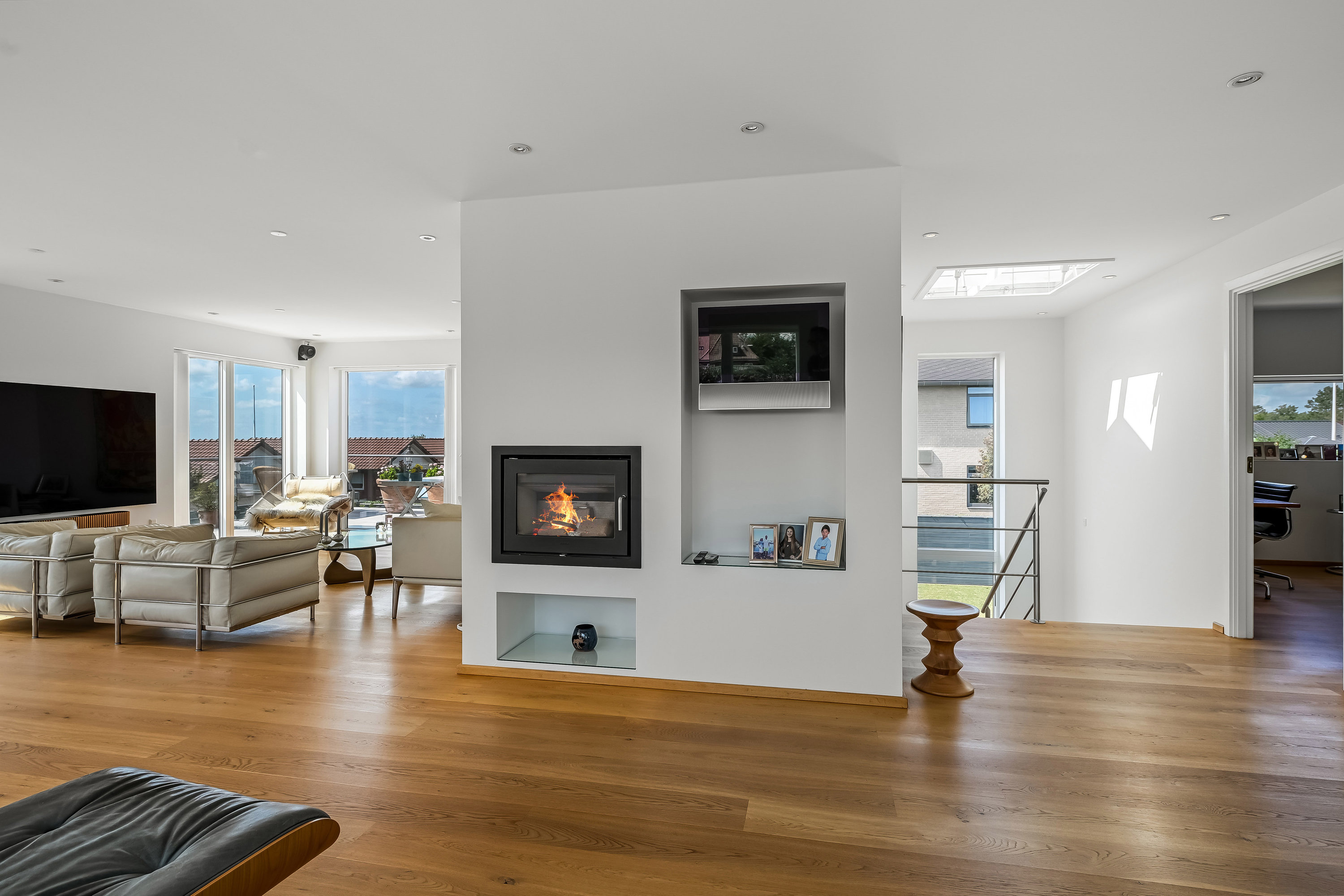 Fremhævet stue billede i fuldskærmstilstand. Billede af Svalevænget 7, Hjerting, 6710 Esbjerg V