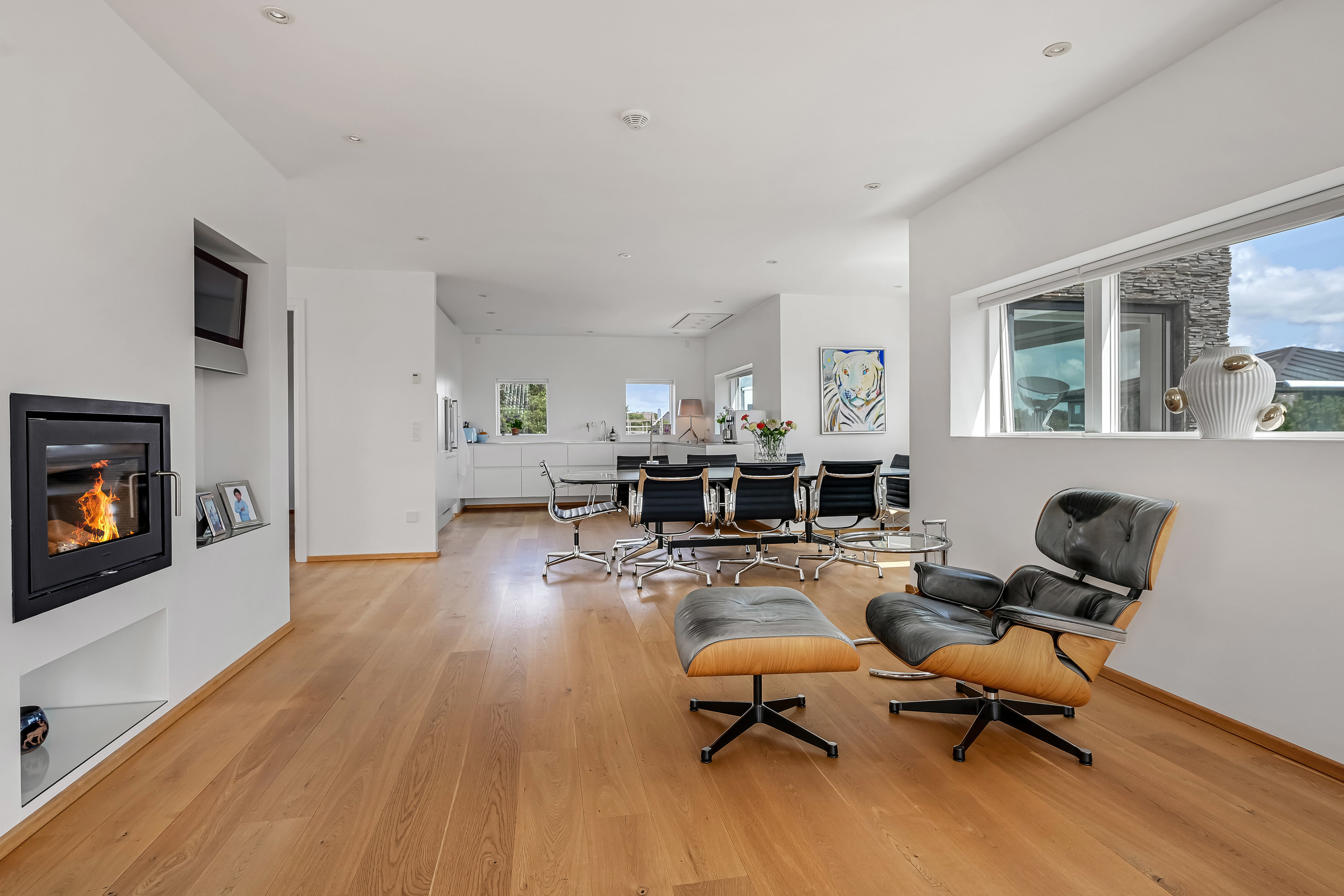 Fremhævet stue billede i fuldskærmstilstand. Billede af Svalevænget 7, Hjerting, 6710 Esbjerg V