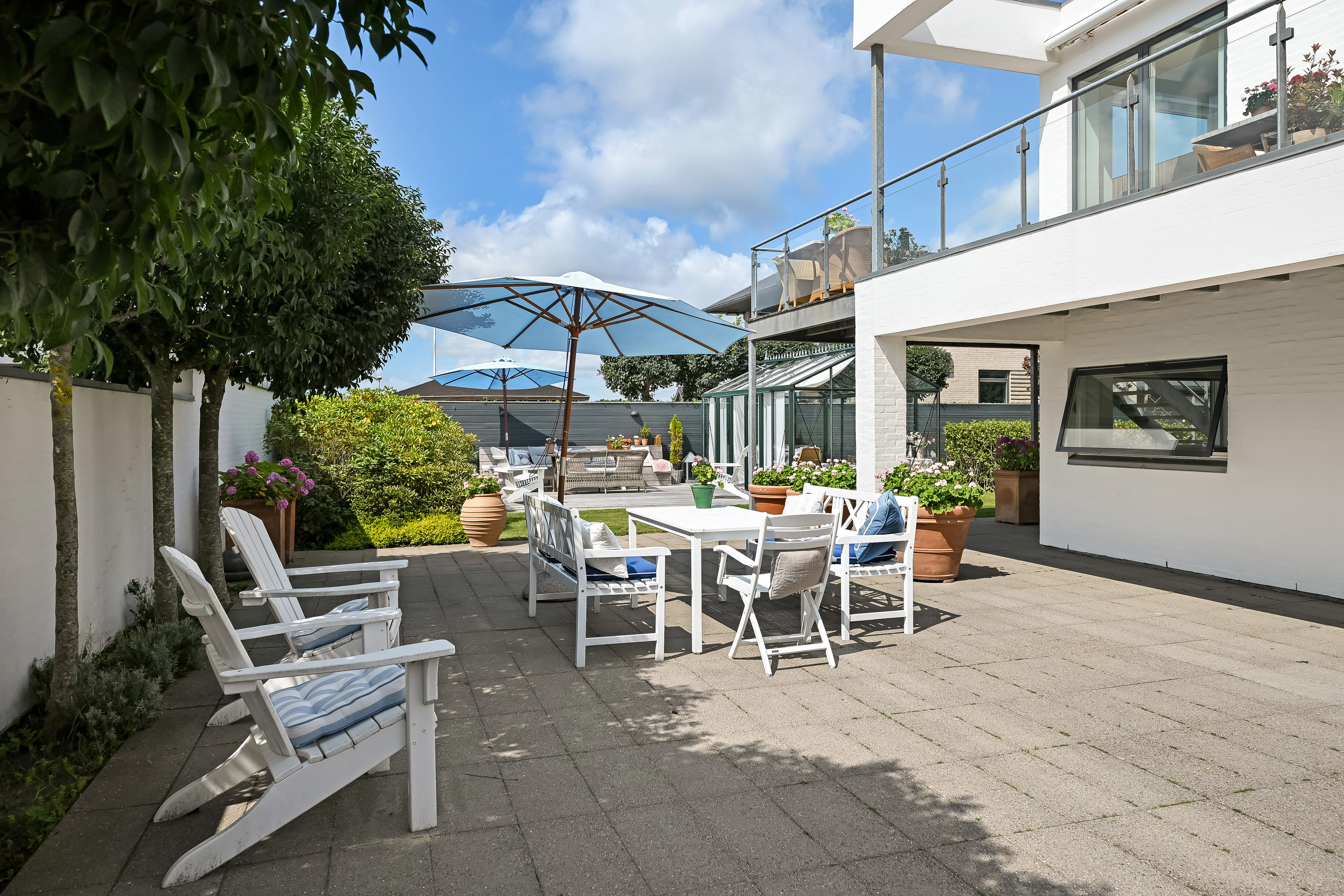 Fremhævet terrasse billede i fuldskærmstilstand. Billede af Svalevænget 7, Hjerting, 6710 Esbjerg V