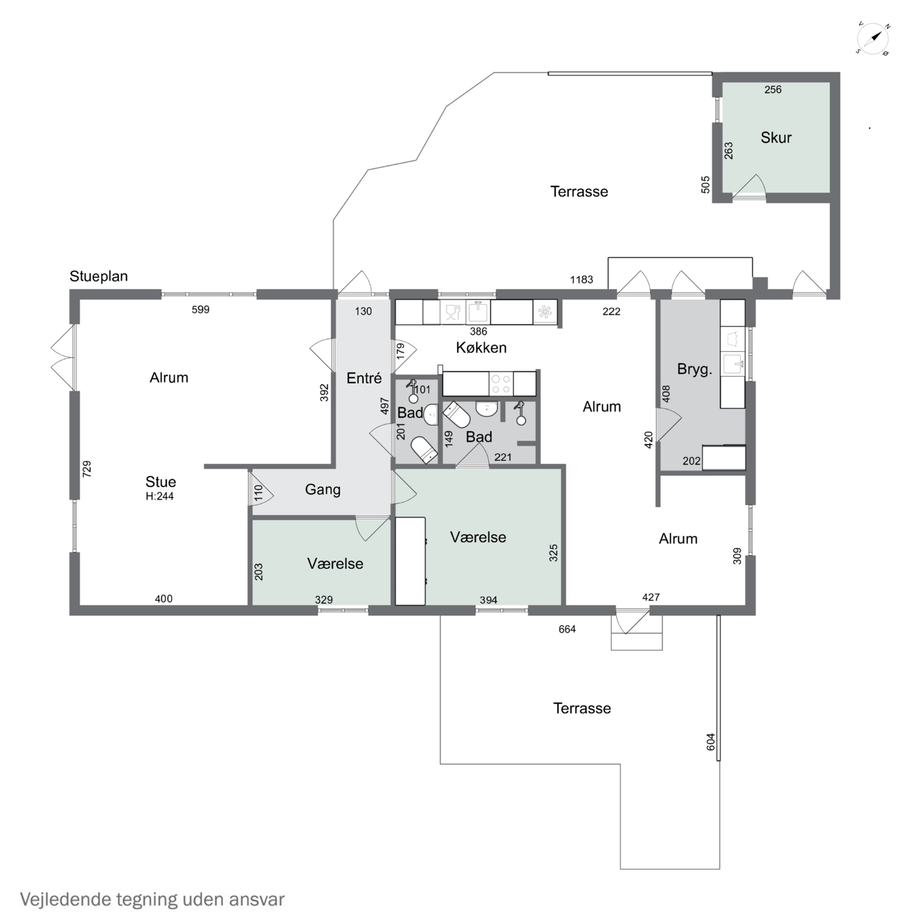 Plantegninger billede af Strøbyvej 35, Østrup, 5450 Otterup
