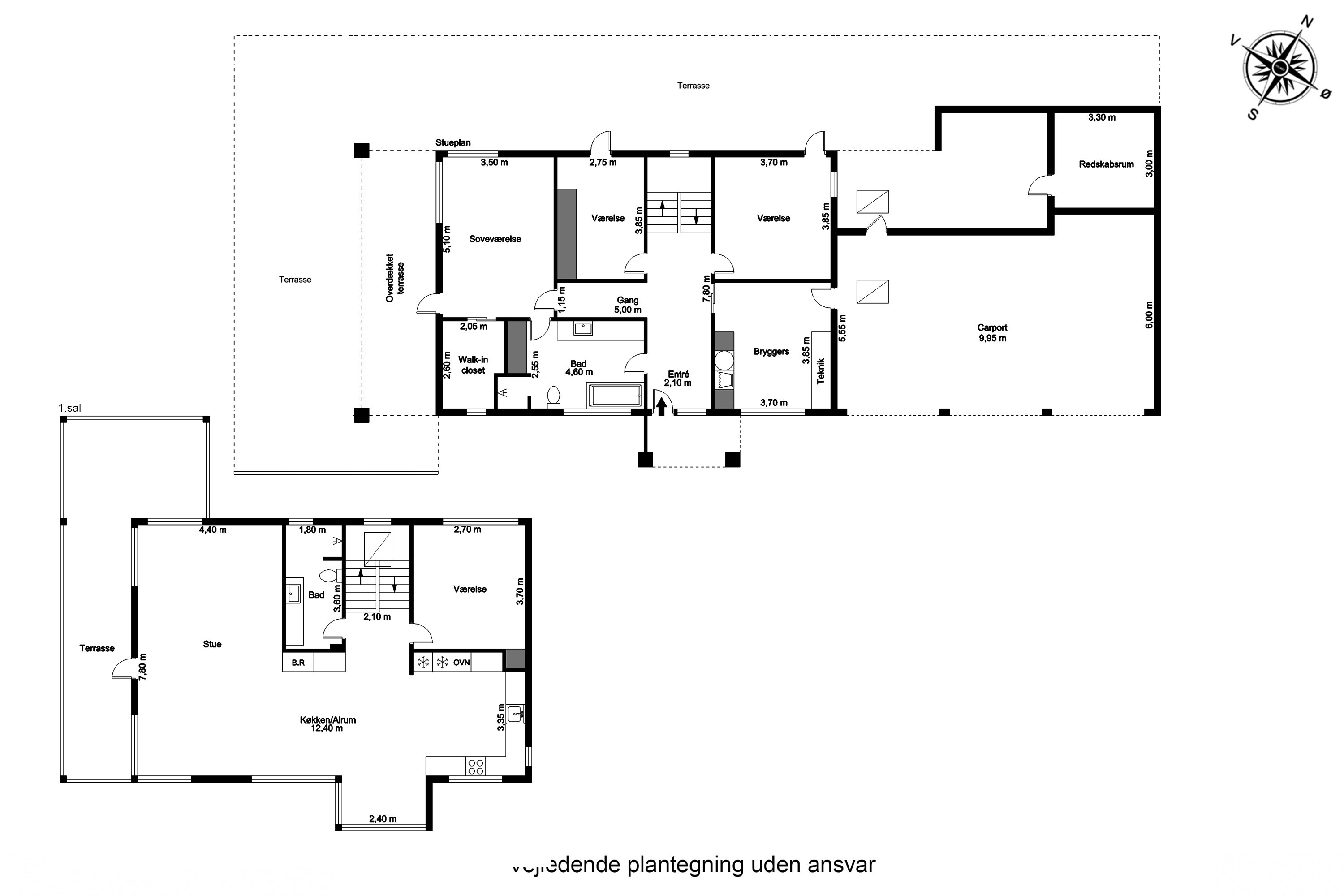 Plantegninger billede af Svalevænget 7, Hjerting, 6710 Esbjerg V