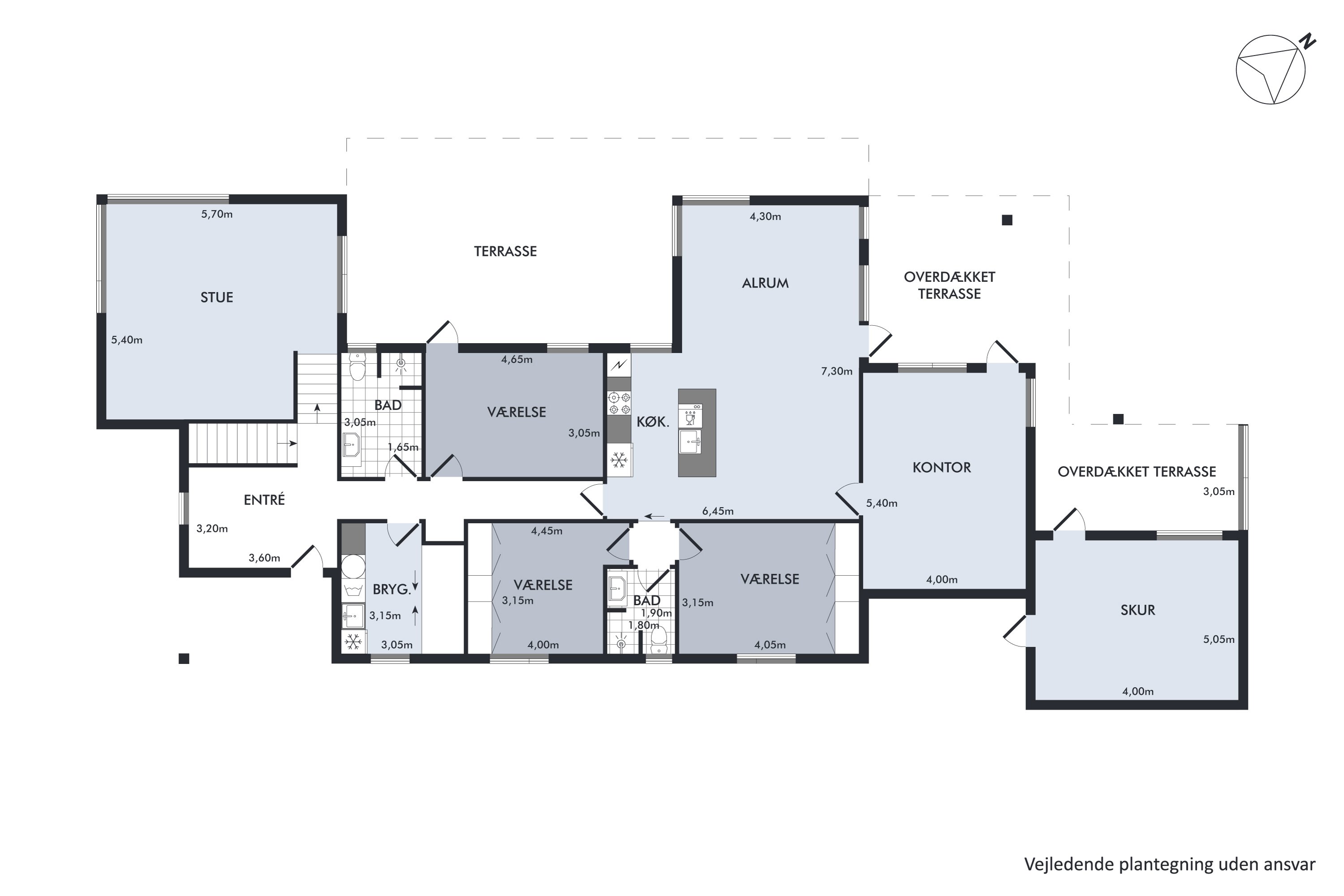 Plantegninger billede af Mælkebøttevej 1, 8250 Egå