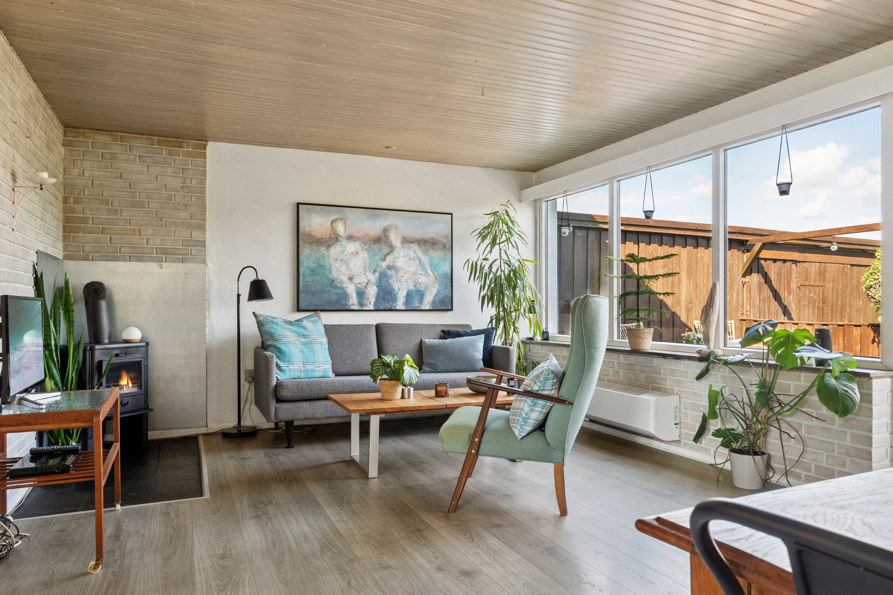 Fremhævet stue billede i fuldskærmstilstand. Billede af Tranevej 7, Ll Kongsmark, 4200 Slagelse