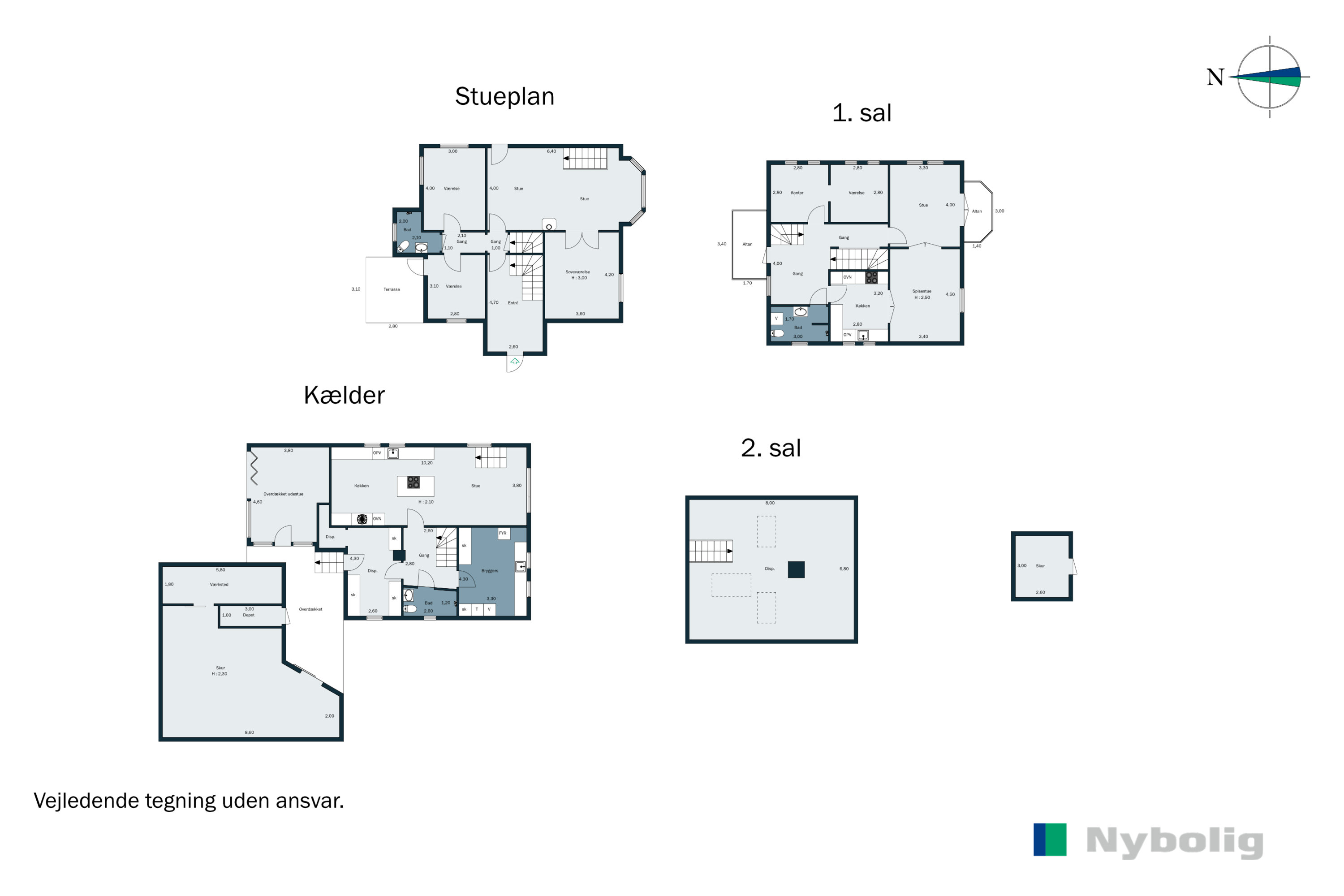 Plantegninger billede af Mantziusvej 12B, 2900 Hellerup