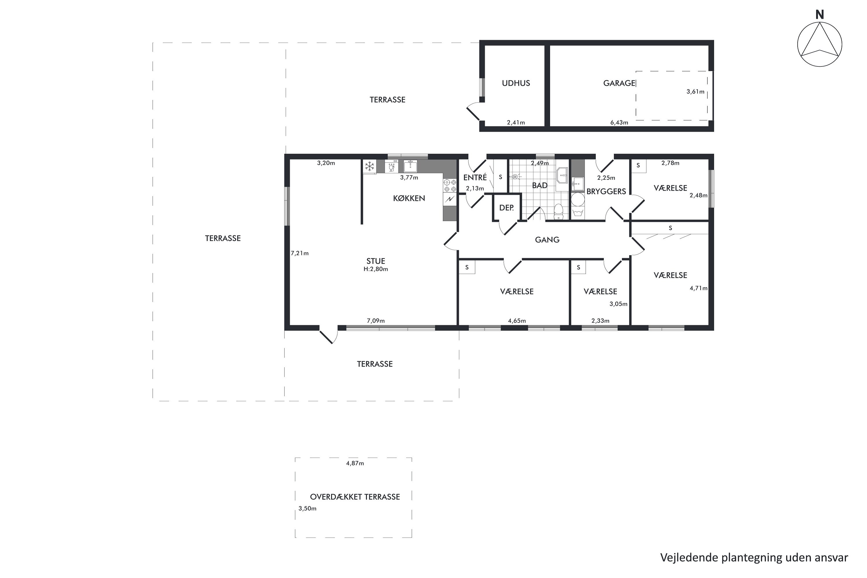 Plantegninger billede af Gl. Aalborgvej 113, 8800 Viborg
