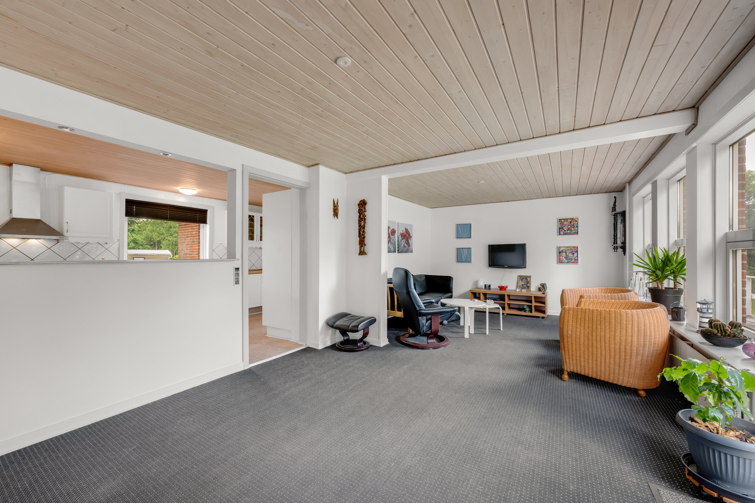 Fremhævet stue billede i fuldskærmstilstand. Billede af Østergårdevej 5, Foersum, 6880 Tarm