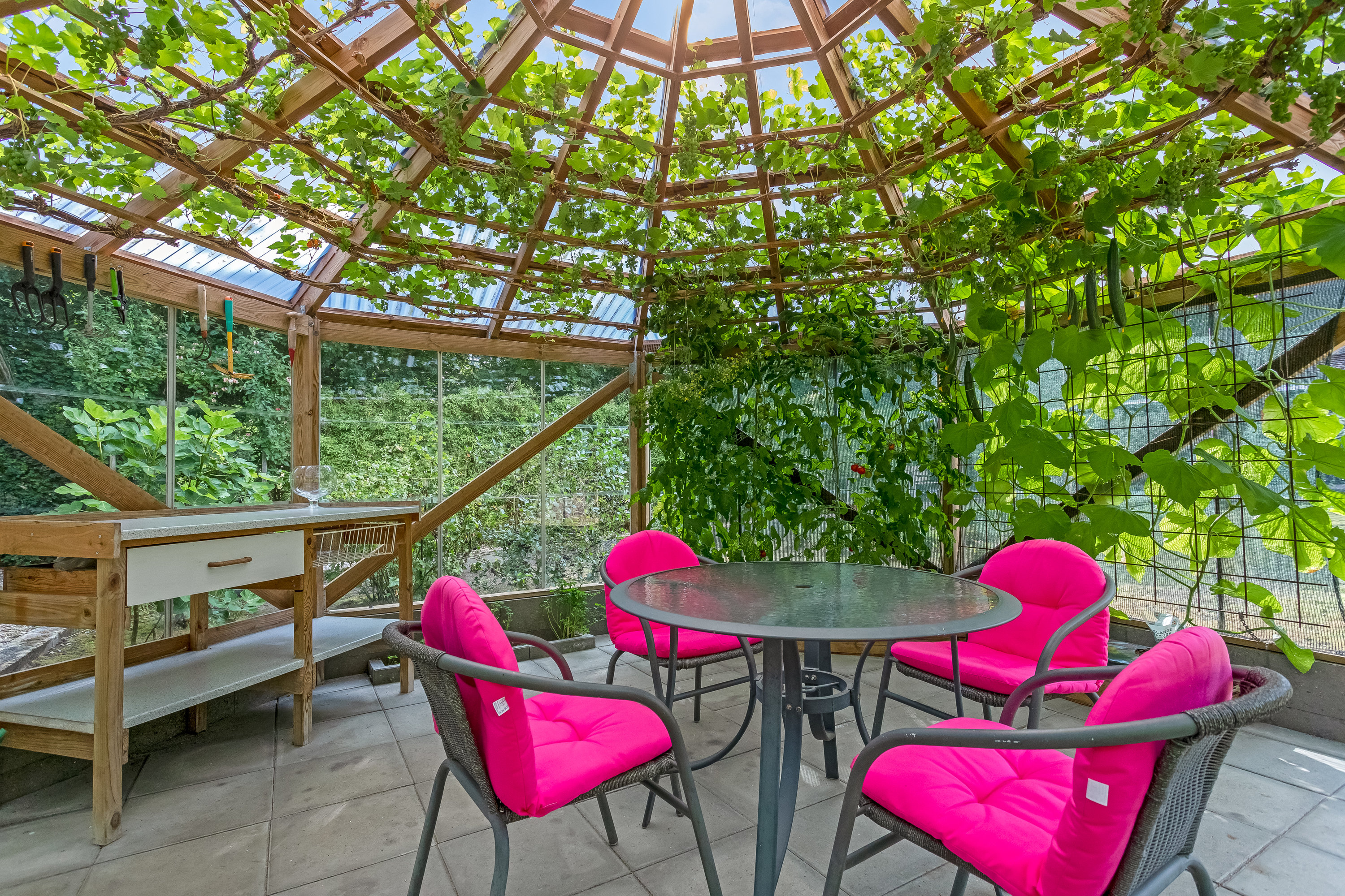 Fremhævet overdækket terrasse billede i fuldskærmstilstand. Billede af Rudbølvej 3, 6280 Højer