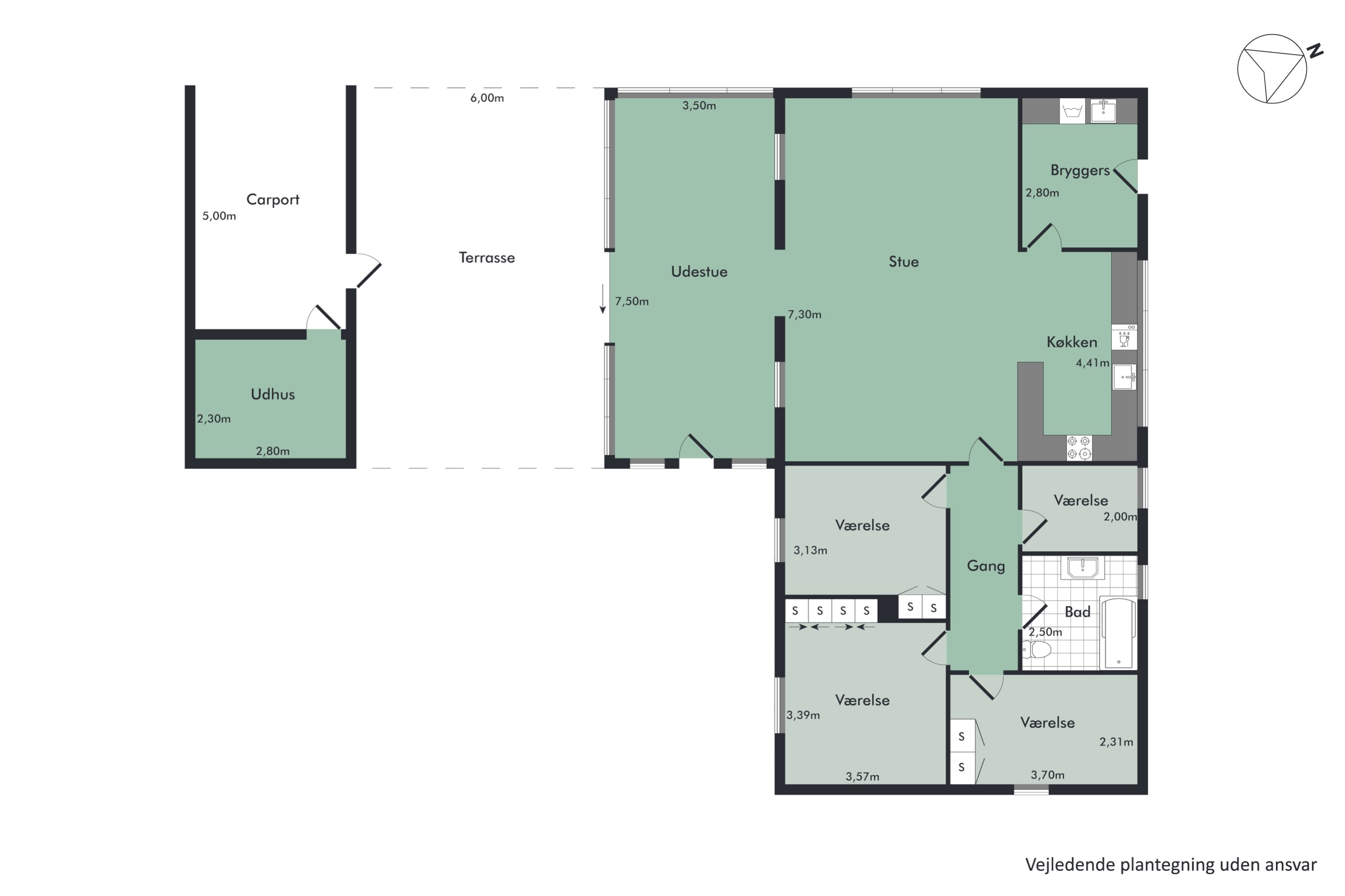 Plantegninger billede af Stammen 1, 9260 Gistrup