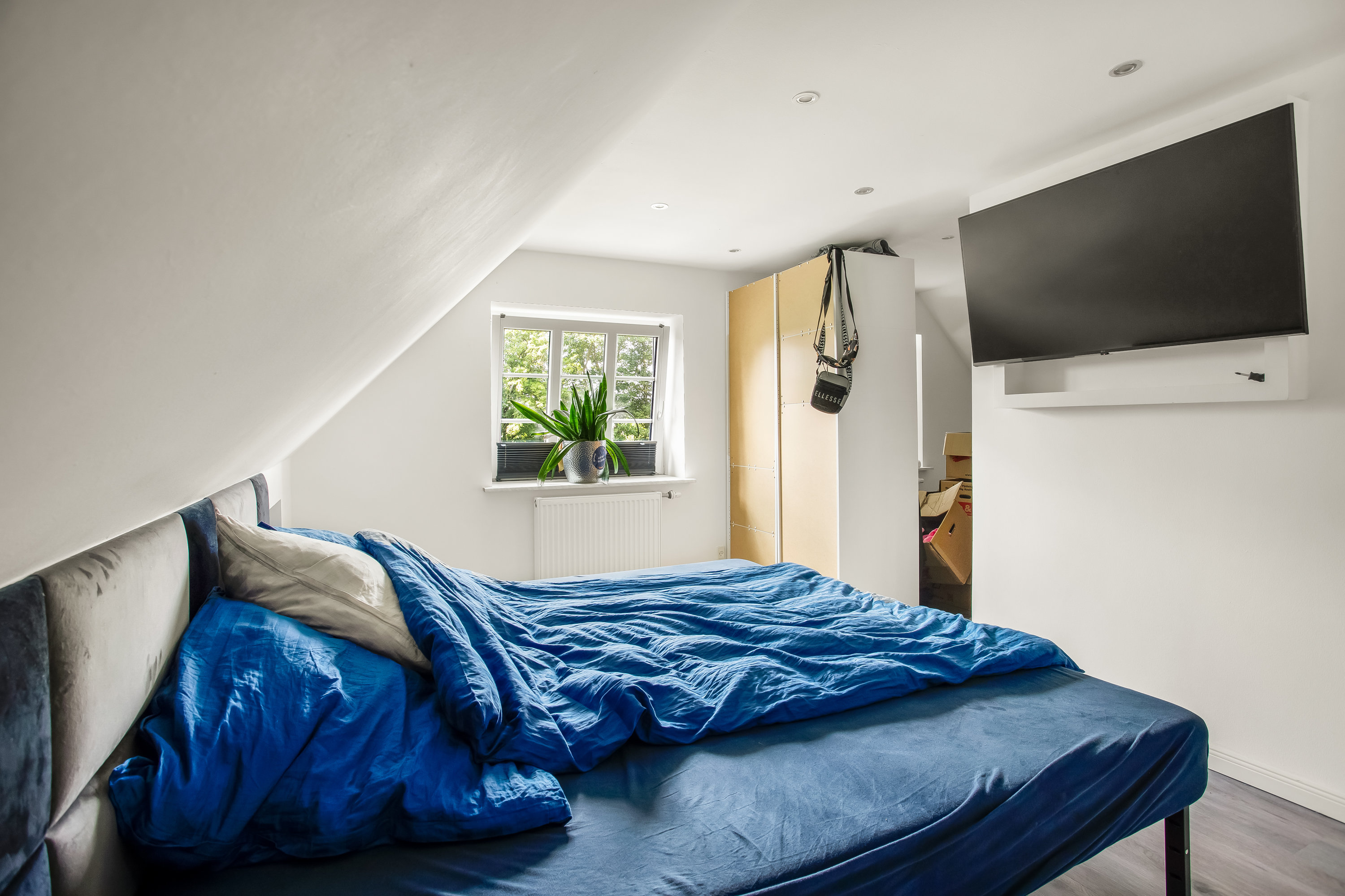 Fremhævet soveværelse billede i fuldskærmstilstand. Billede af Rådhusstræde 15, 6240 Løgumkloster