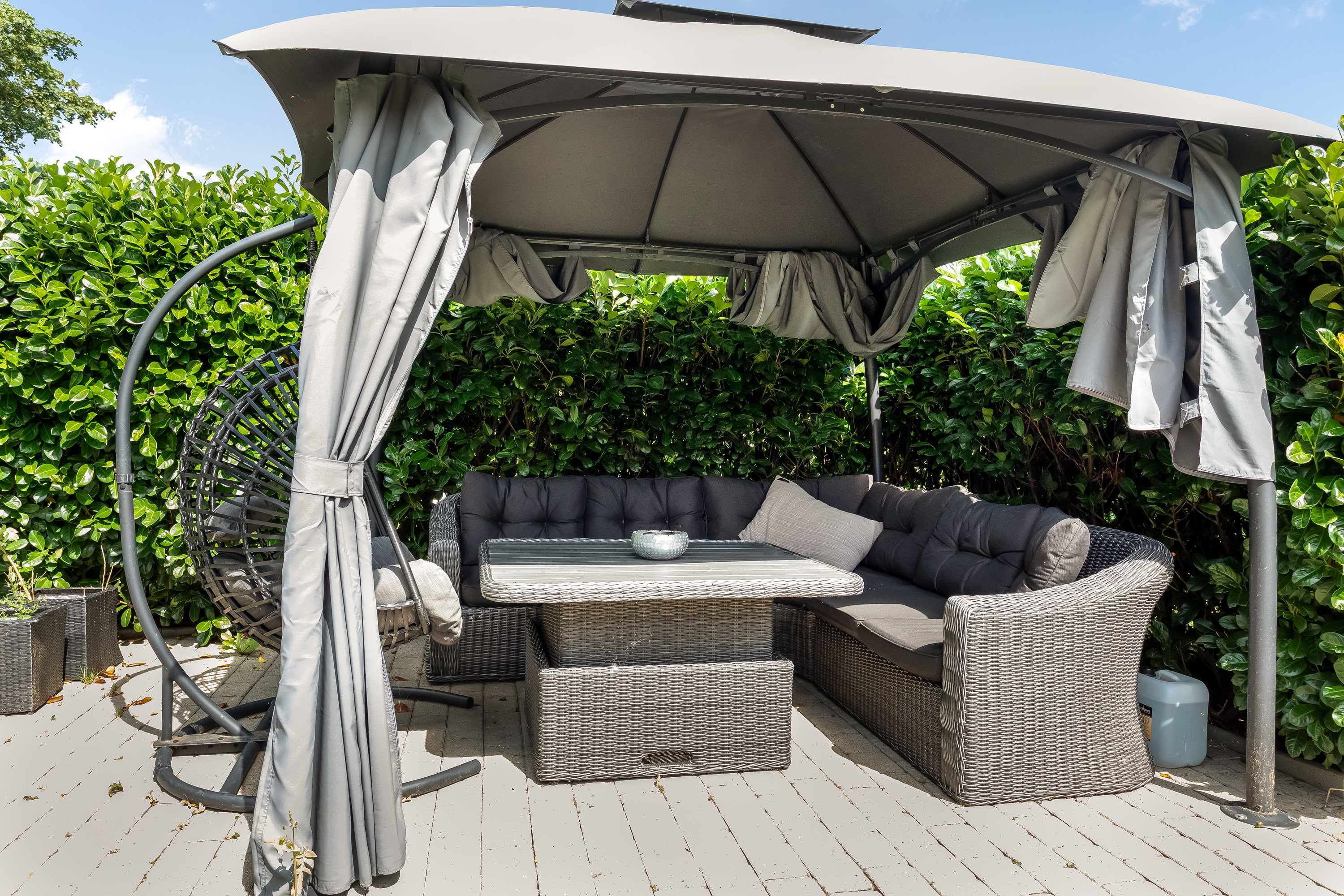 Fremhævet terrasse billede i fuldskærmstilstand. Billede af Rådhusstræde 15, 6240 Løgumkloster