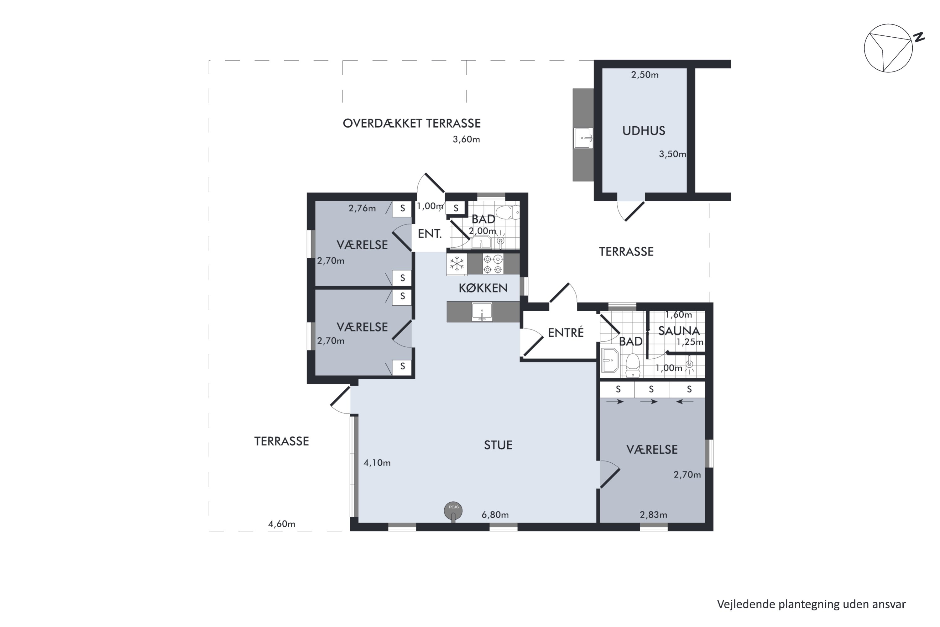 Plantegninger billede af Drosselvej 40, Tranum, 9460 Brovst
