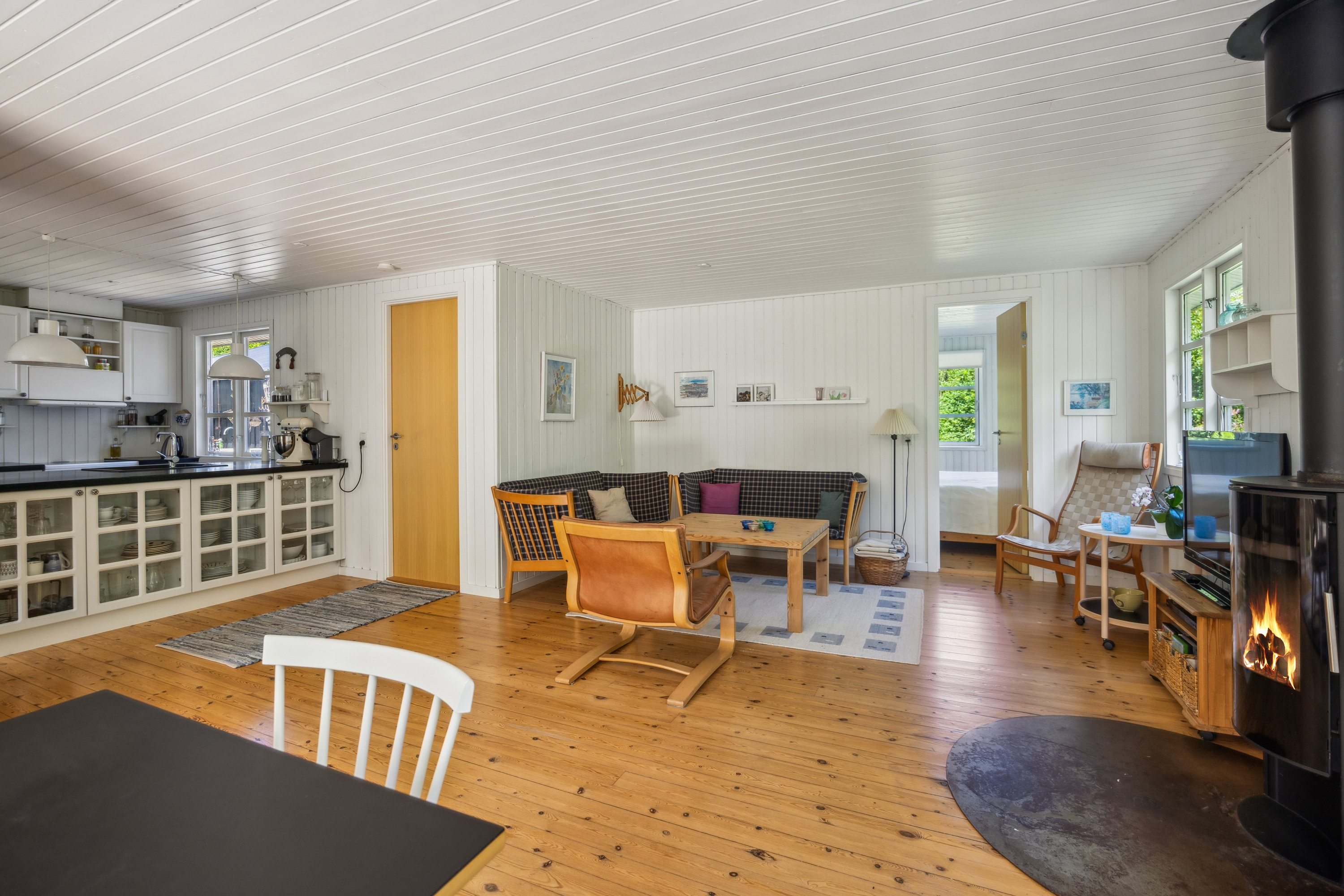 Fremhævet stue billede i fuldskærmstilstand. Billede af Drosselvej 40, Tranum, 9460 Brovst