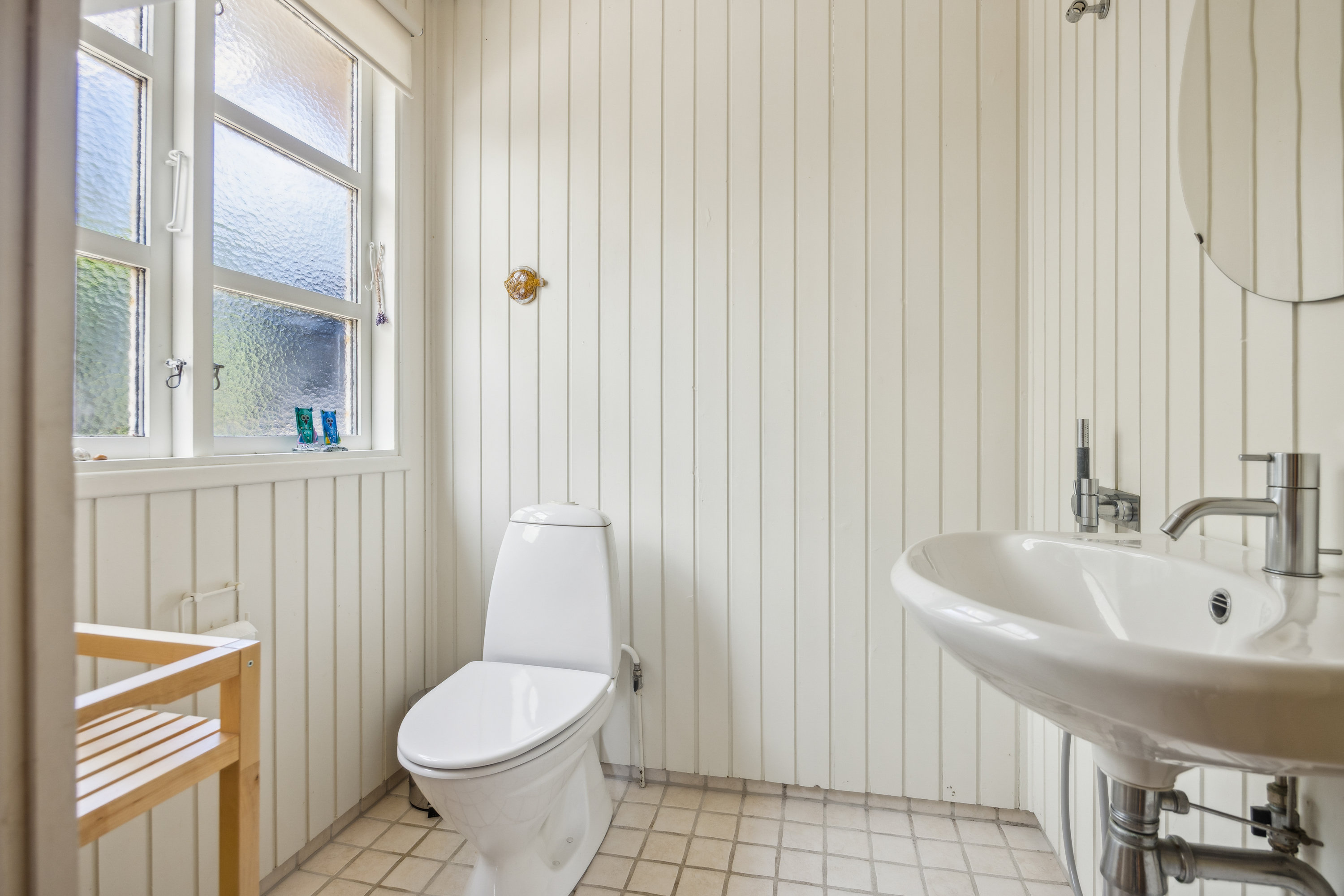 Fremhævet badeværelse billede i fuldskærmstilstand. Billede af Drosselvej 40, Tranum, 9460 Brovst