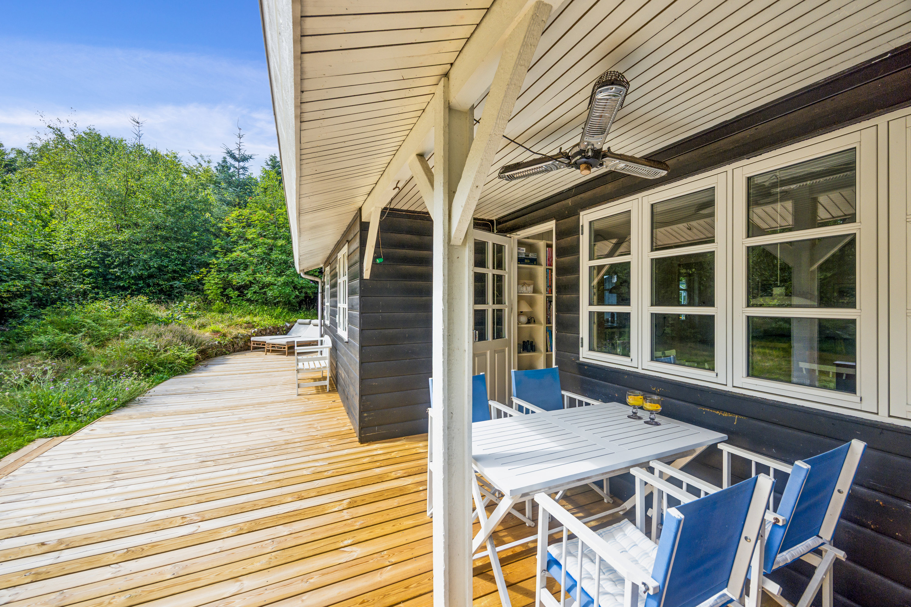 Fremhævet terrasse billede i fuldskærmstilstand. Billede af Drosselvej 40, Tranum, 9460 Brovst