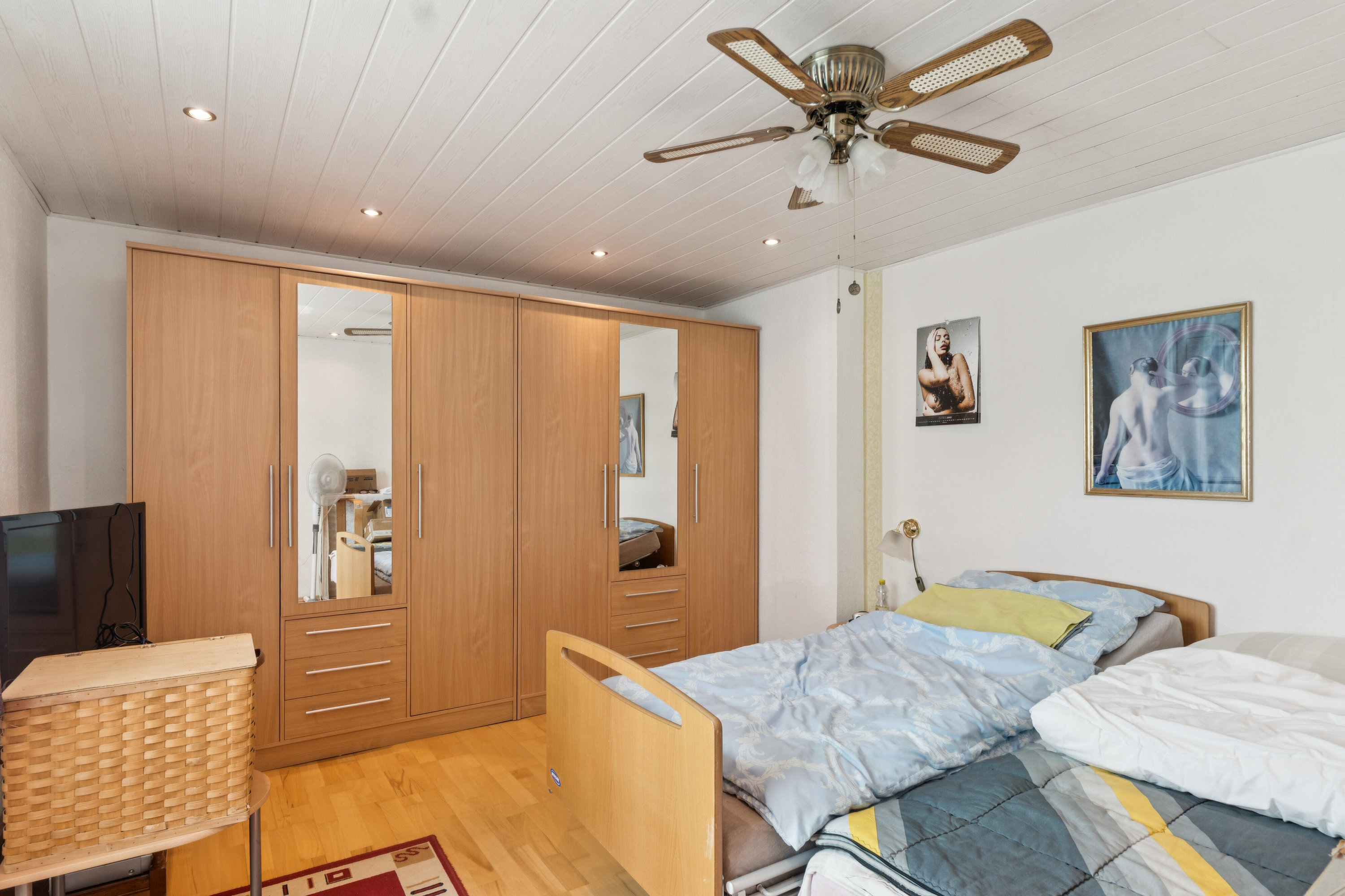 Fremhævet soveværelse billede i fuldskærmstilstand. Billede af Hovedvejen 30A, 4733 Tappernøje