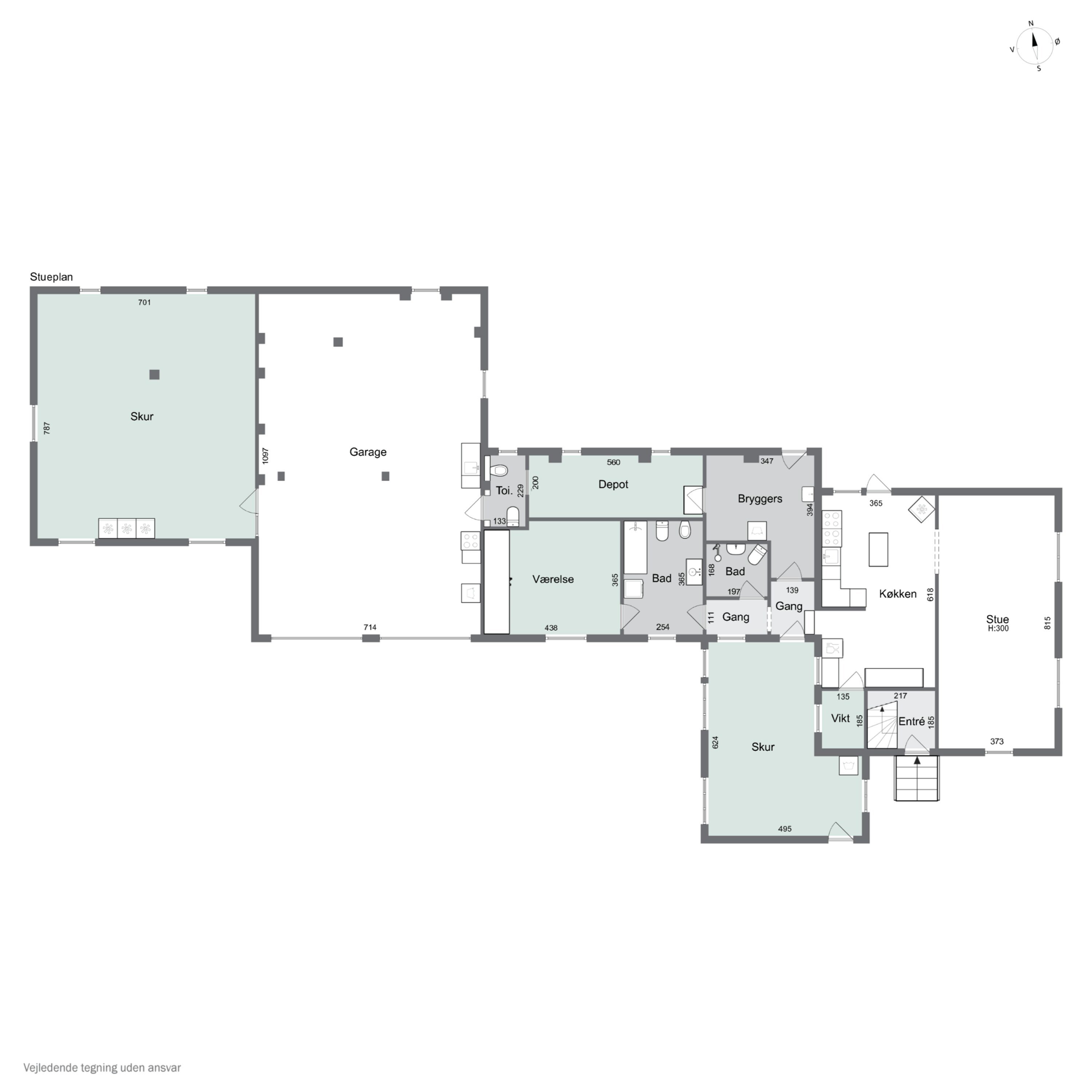 Plantegninger billede af Hovedvejen 30A, 4733 Tappernøje