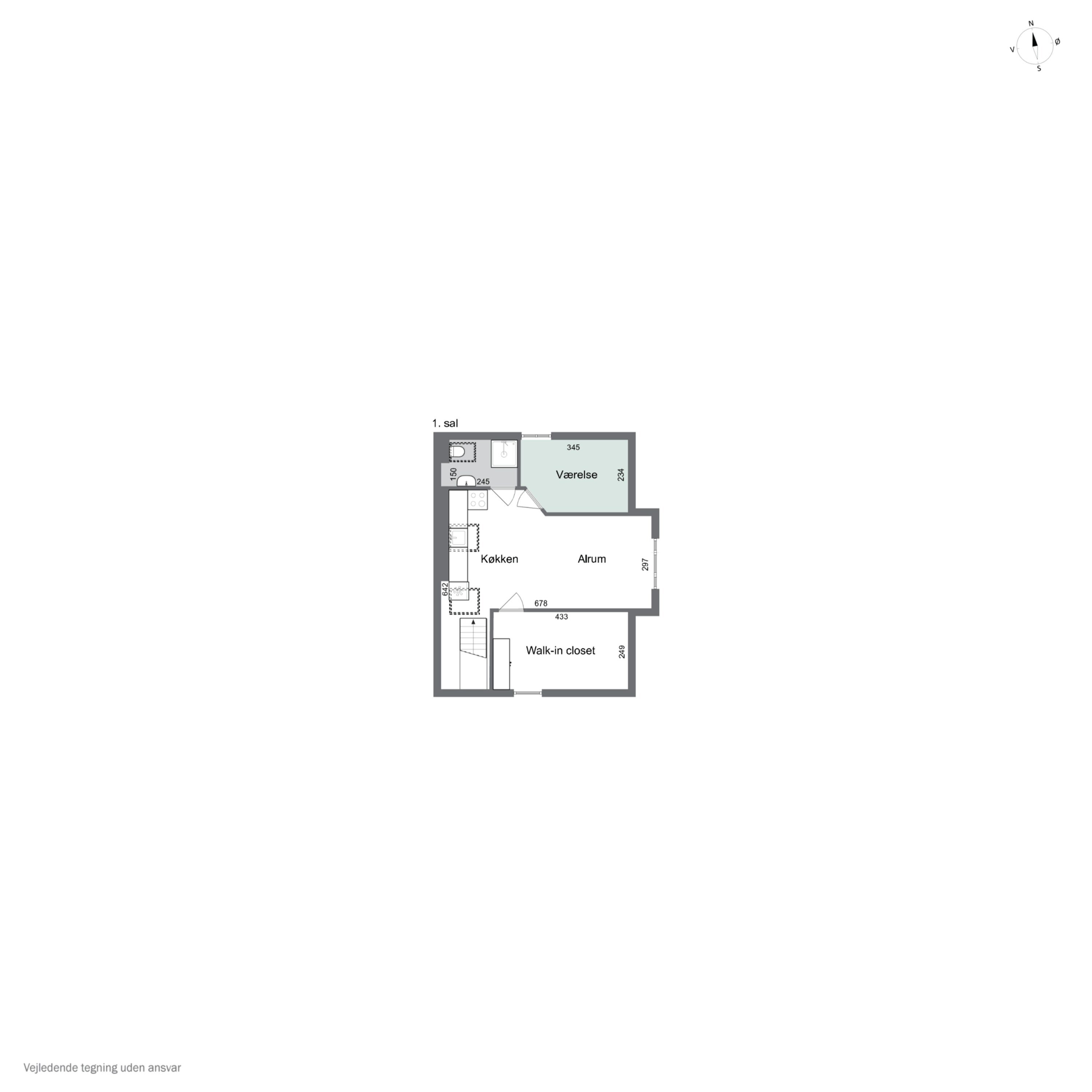 Plantegninger billede af Hovedvejen 30A, 4733 Tappernøje