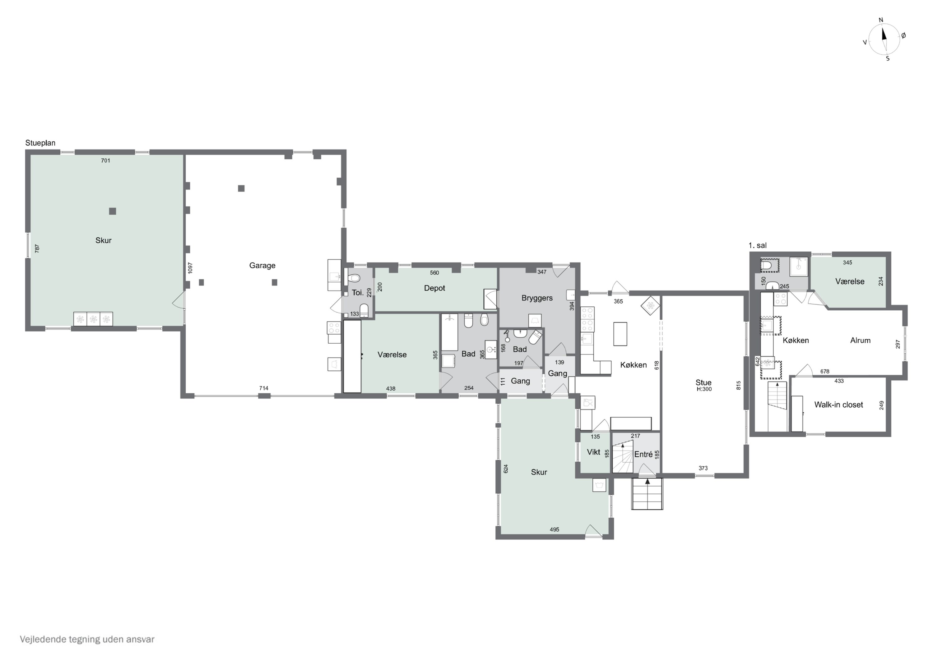 Plantegninger billede af Hovedvejen 30A, 4733 Tappernøje