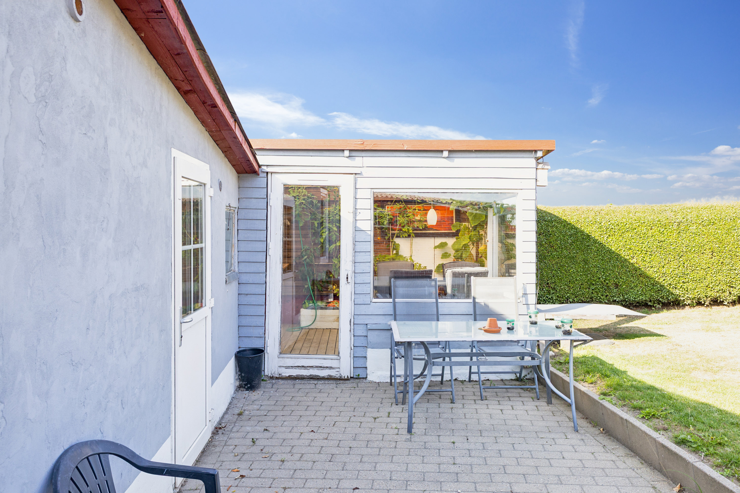 Fremhævet terrasse billede i fuldskærmstilstand. Billede af Aabenraavej 108, Ragebøl, 6400 Sønderborg