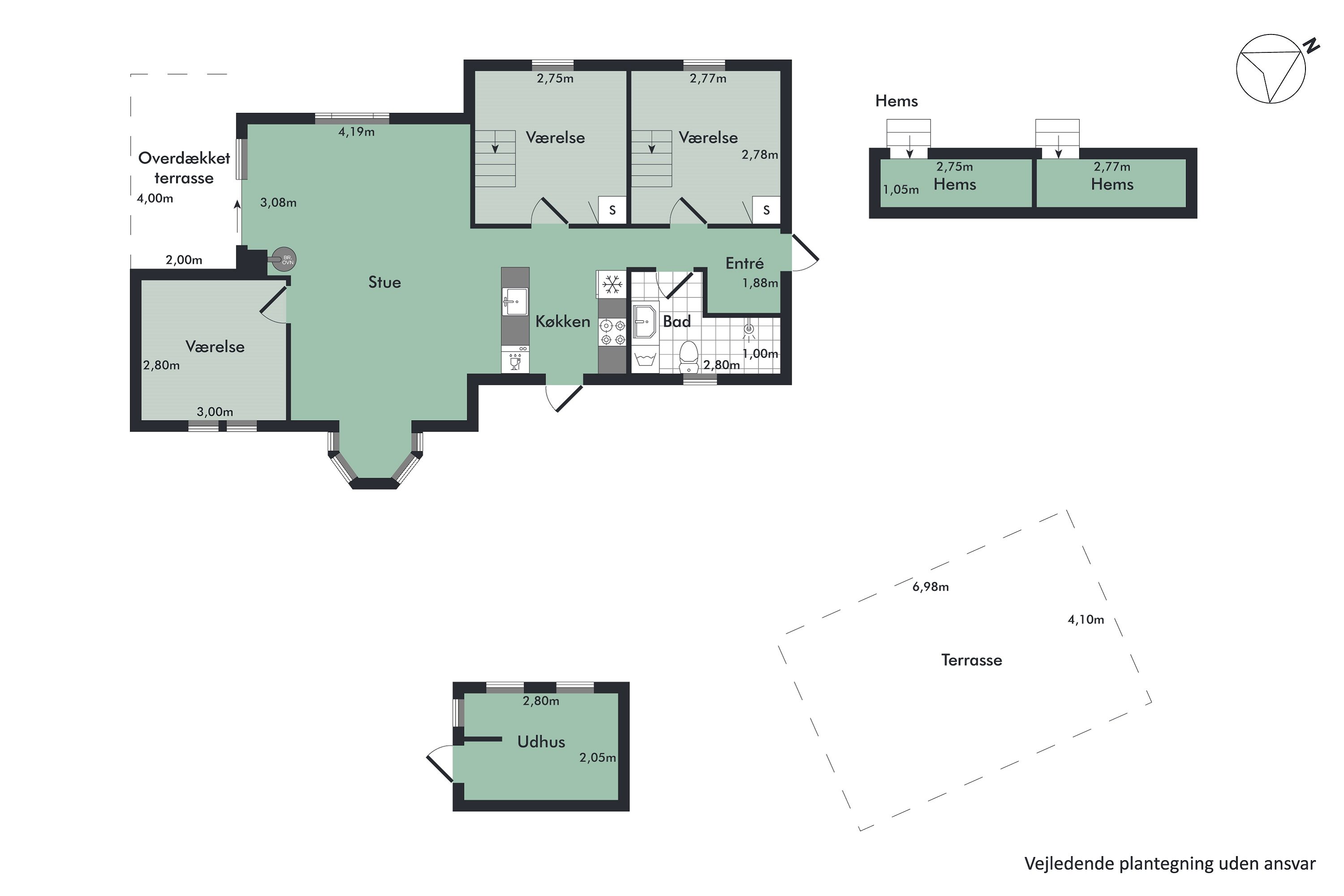 Plantegninger billede af Rummelsigen 41, 9340 Asaa