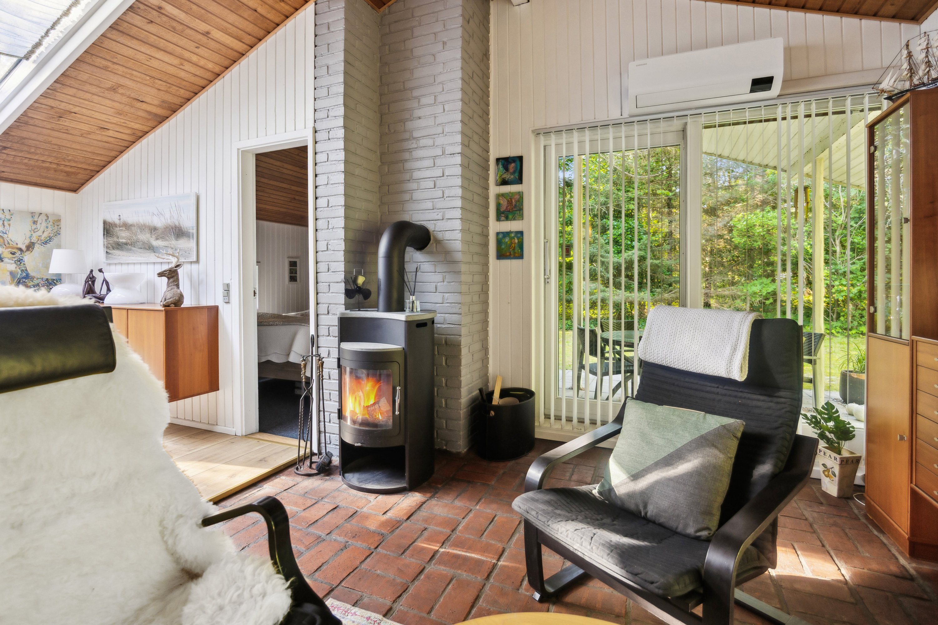 Fremhævet stue billede i fuldskærmstilstand. Billede af Rummelsigen 41, 9340 Asaa