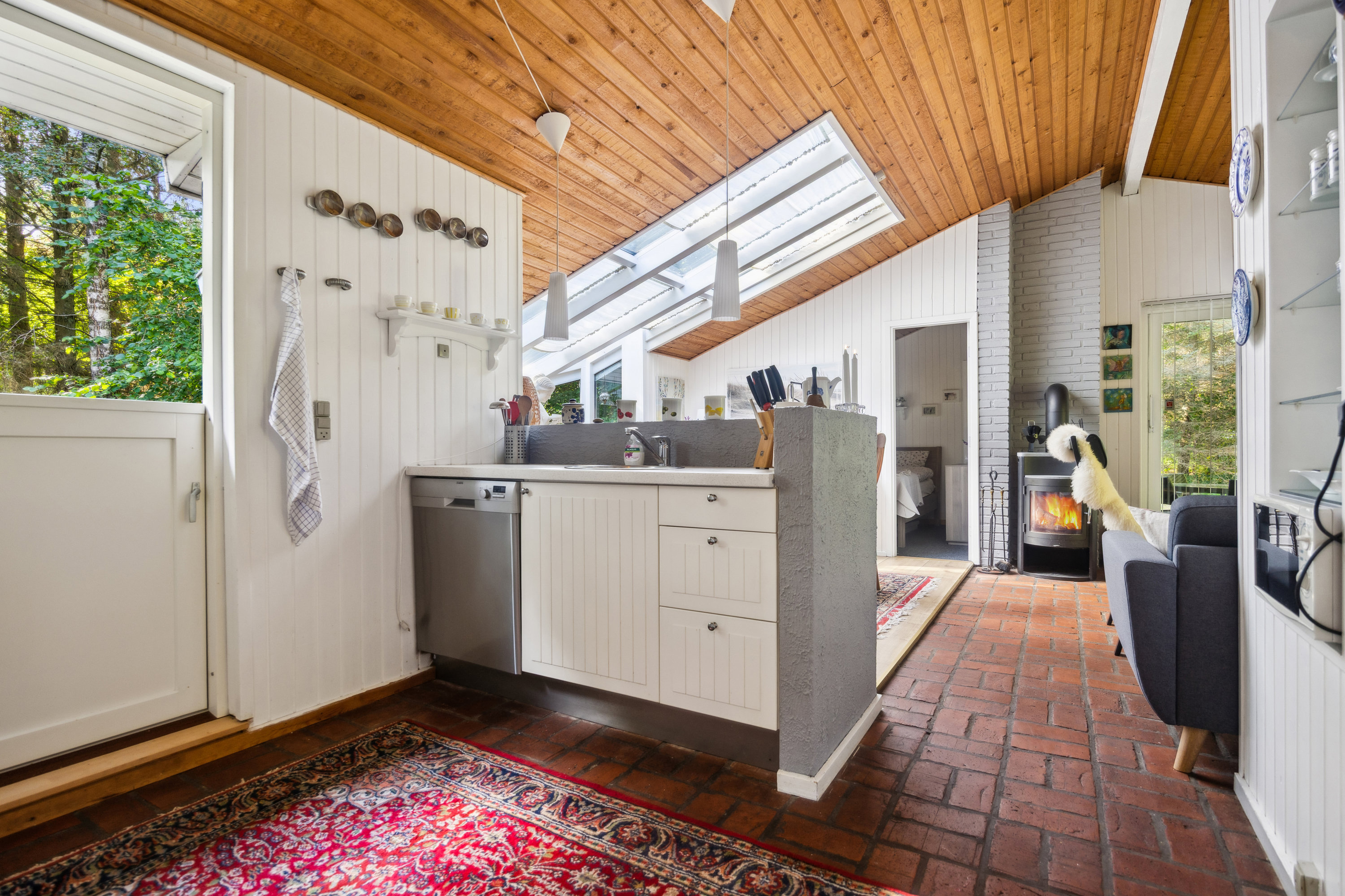 Fremhævet køkken billede i fuldskærmstilstand. Billede af Rummelsigen 41, 9340 Asaa