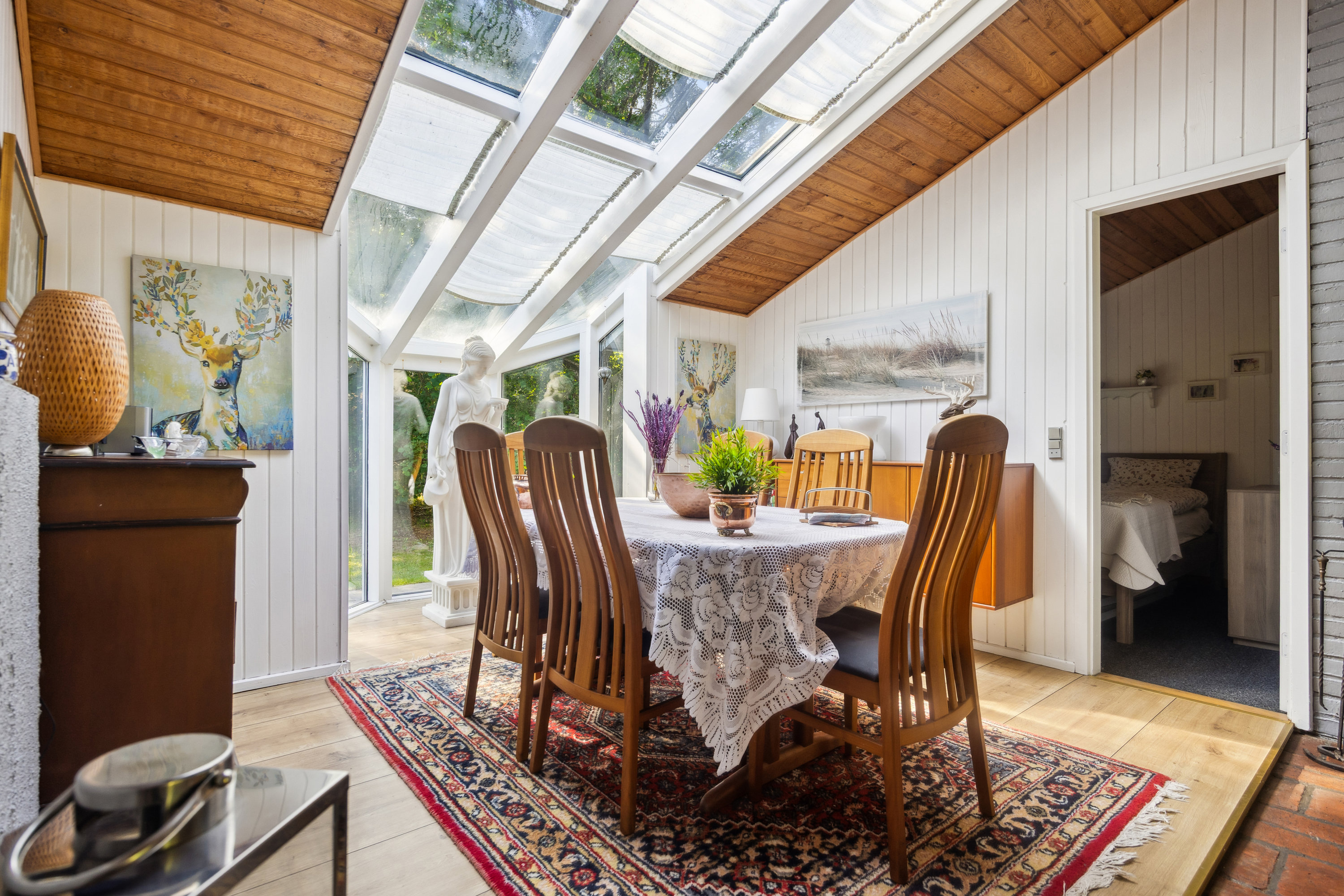 Fremhævet stue billede i fuldskærmstilstand. Billede af Rummelsigen 41, 9340 Asaa