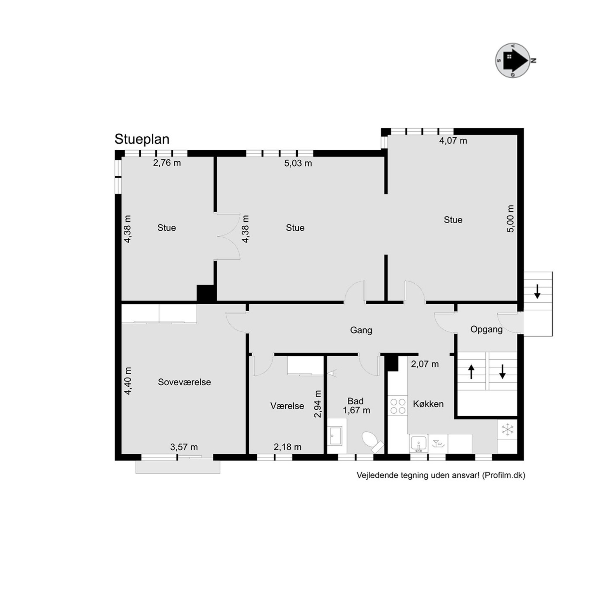 Plantegninger billede af Stampesvej 53, st.., Mølholm, 7100 Vejle